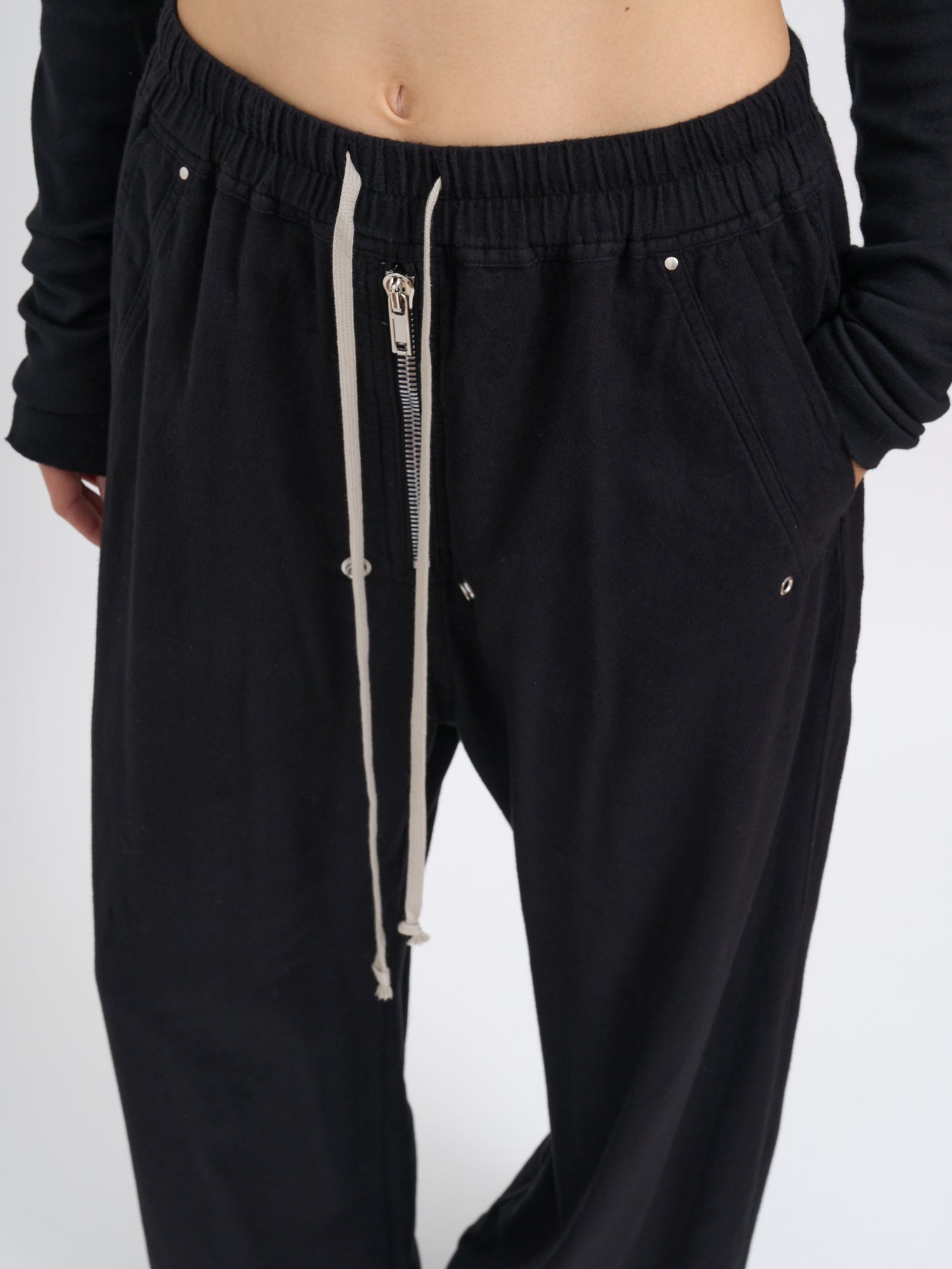 DRKSHDW Wide Leg Drawstring Pants - Size S