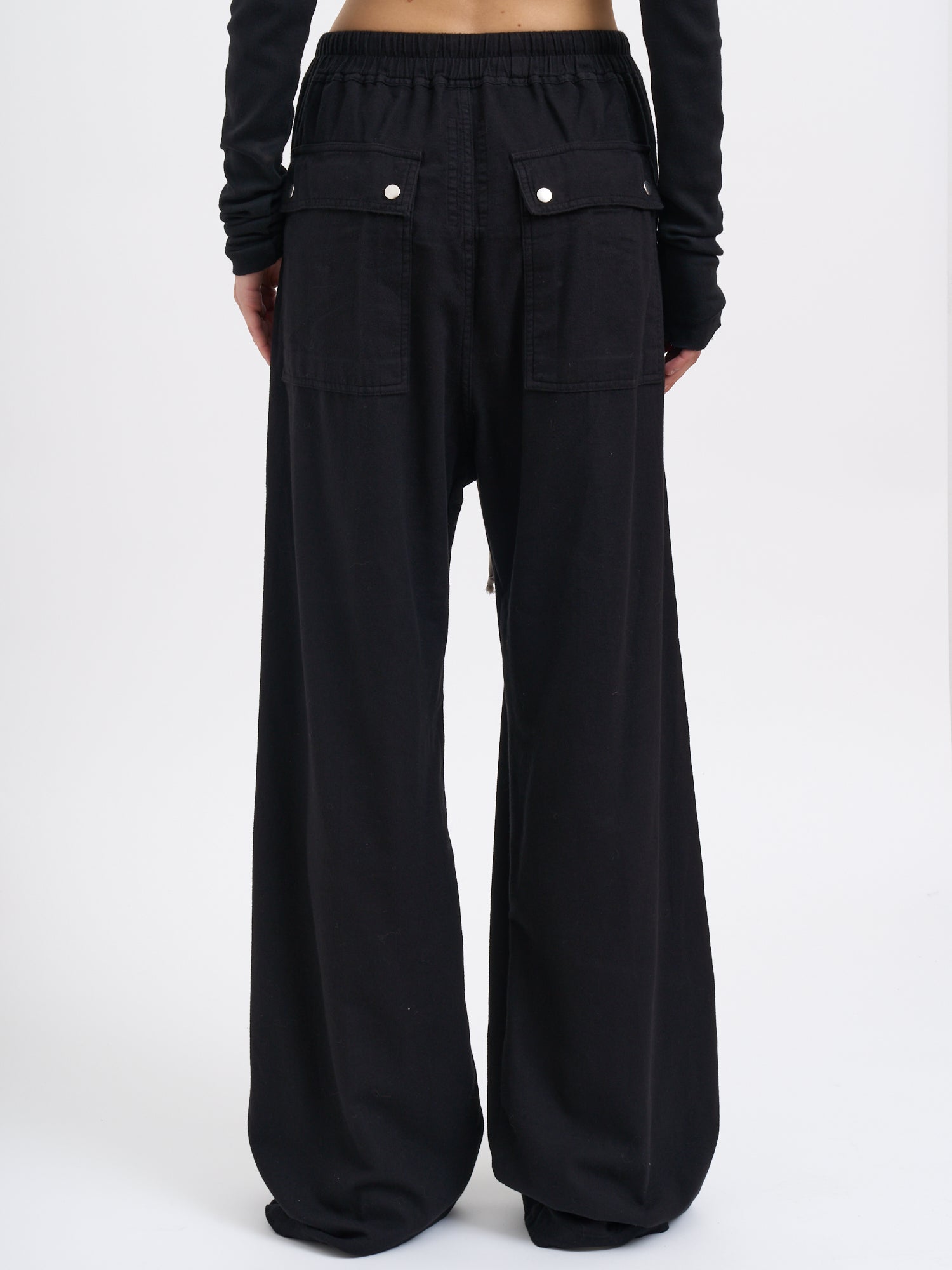 DRKSHDW Wide Leg Drawstring Pants - Size S