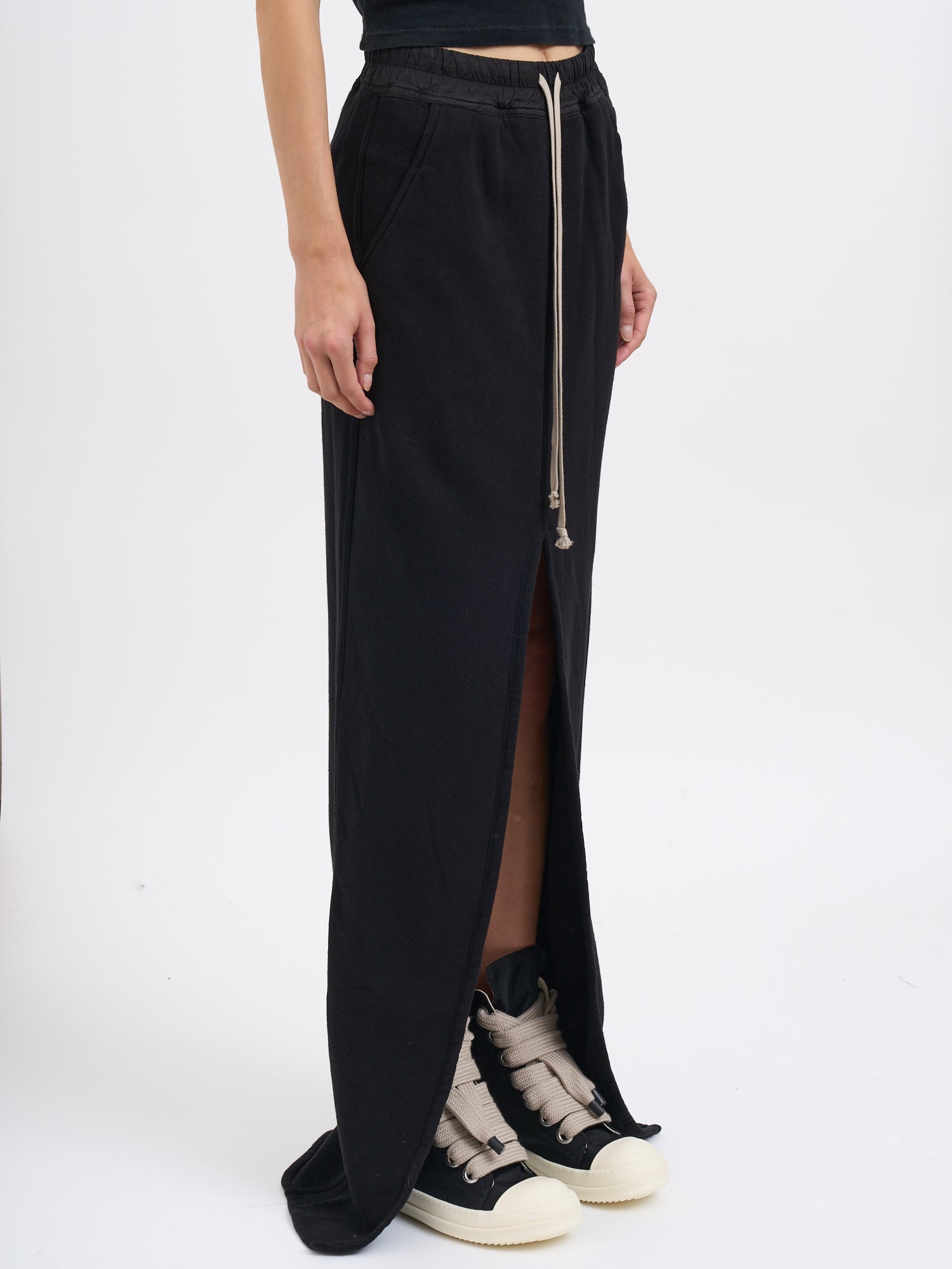 DRKSHDW Fleece Pillar Skirt with Front Slit - Women's Size S