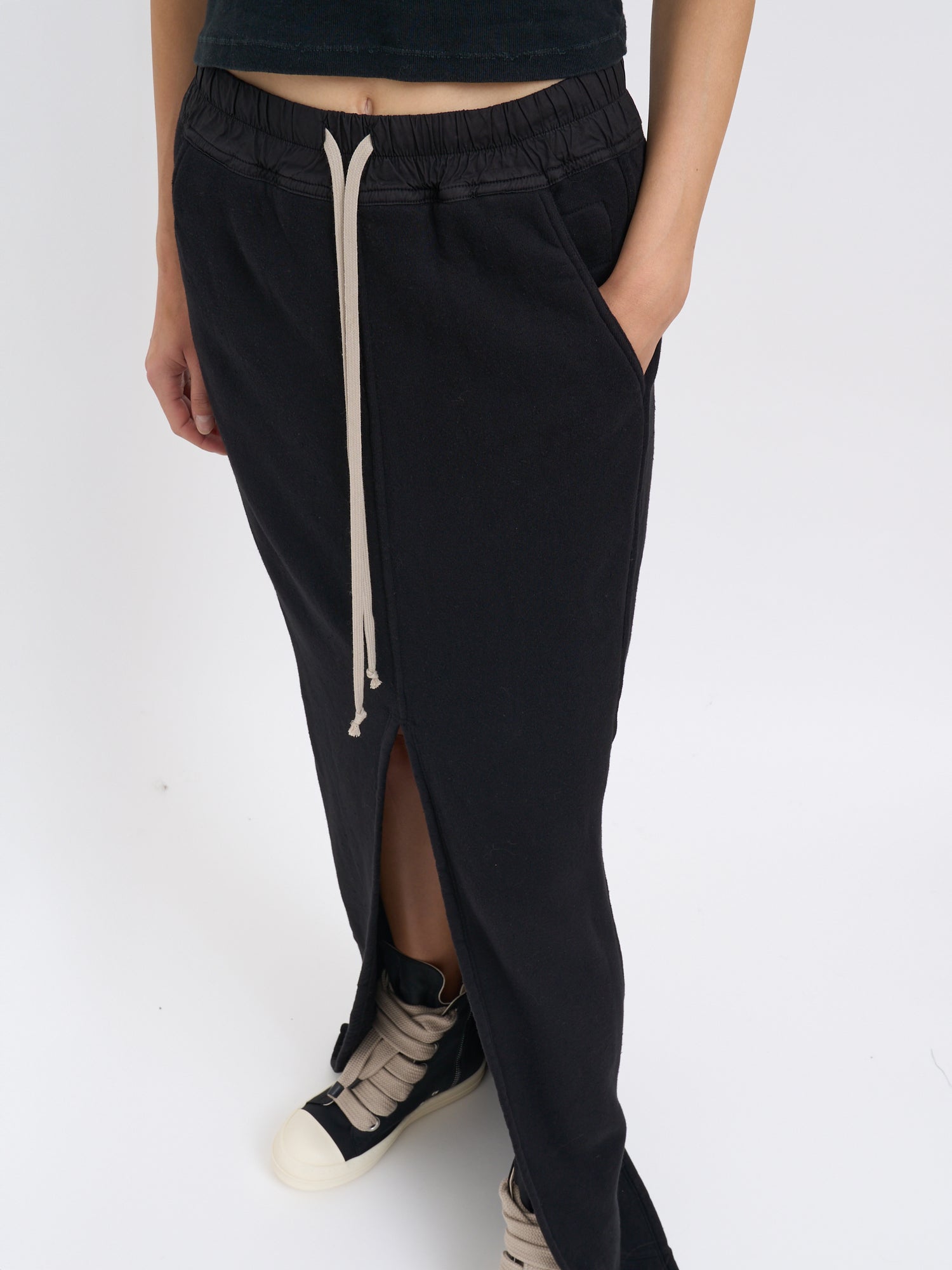 DRKSHDW Fleece Pillar Skirt with Front Slit - Women's Size S