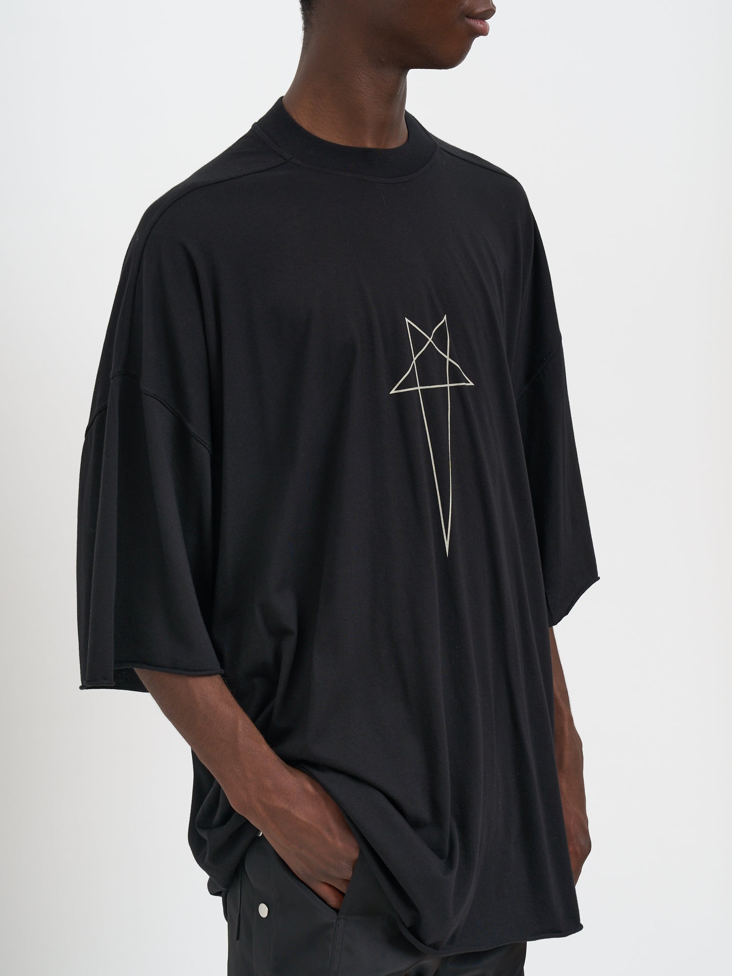 DRKSHDW Oversized Black Pearl T-Shirt - One Size