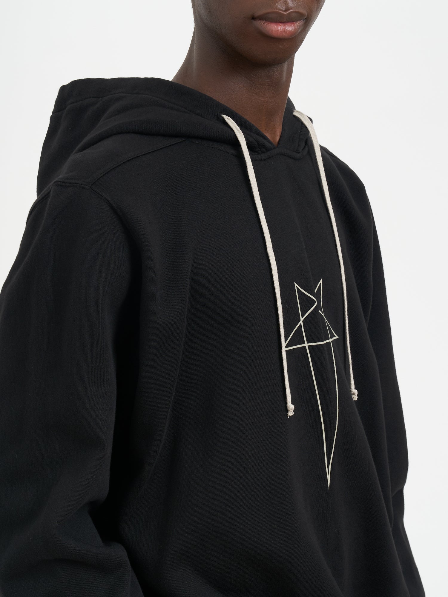 DRKSHDW Oversized Hoodie - Model Wears Medium
