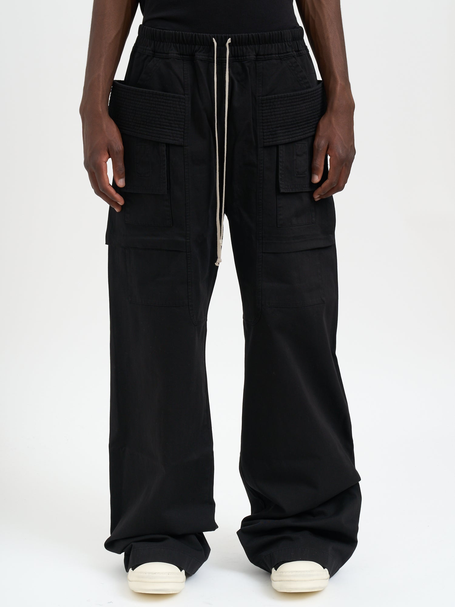 DRKSHDW Wide Cargo Drawstring Pants - Size M