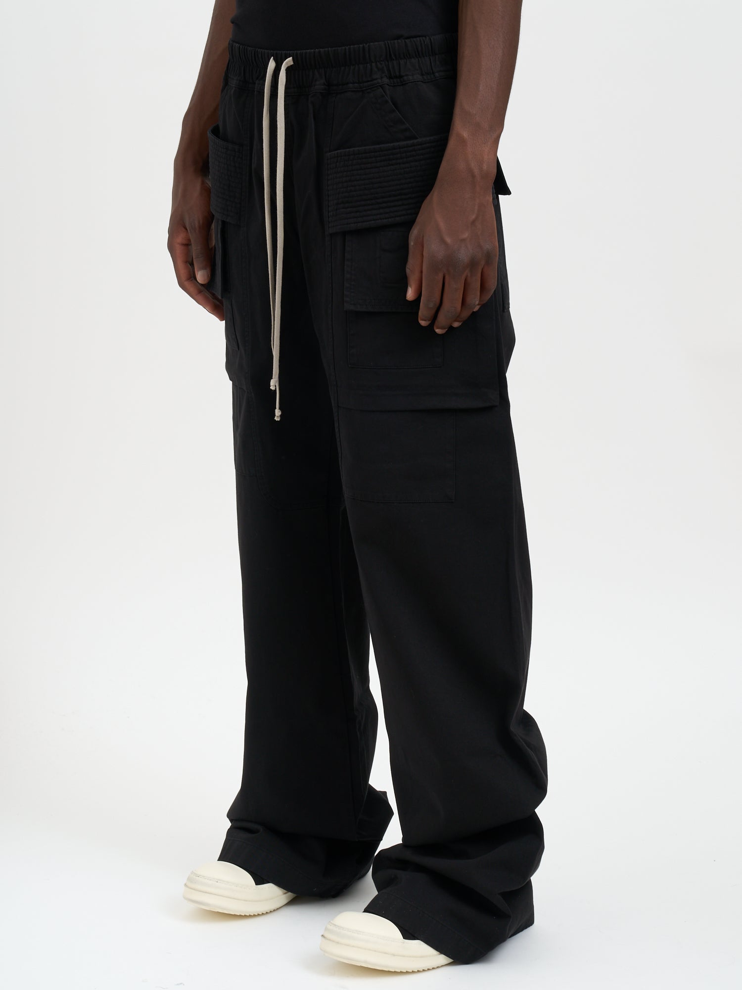 DRKSHDW Wide Cargo Drawstring Pants - Size M