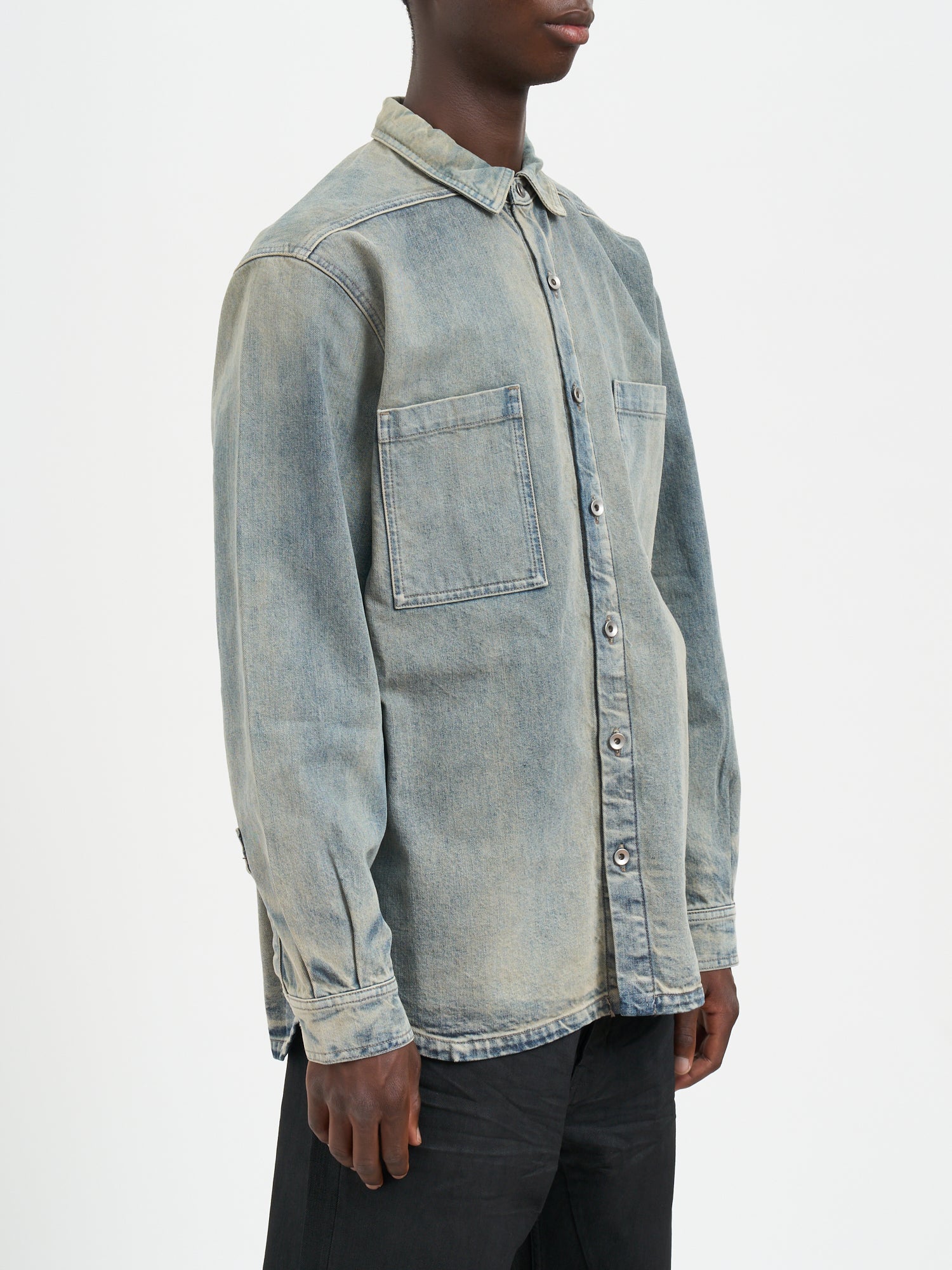 DRKSHDW Oversized Denim Jumbo Outershirt Jacket