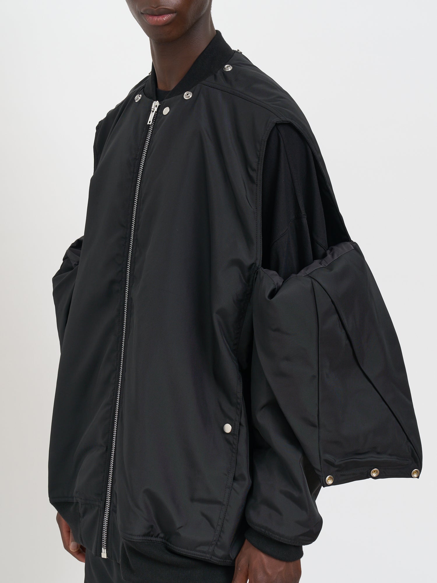 DRKSHDW Jumbo Peter Convertible Padded Bomber Jacket - Medium