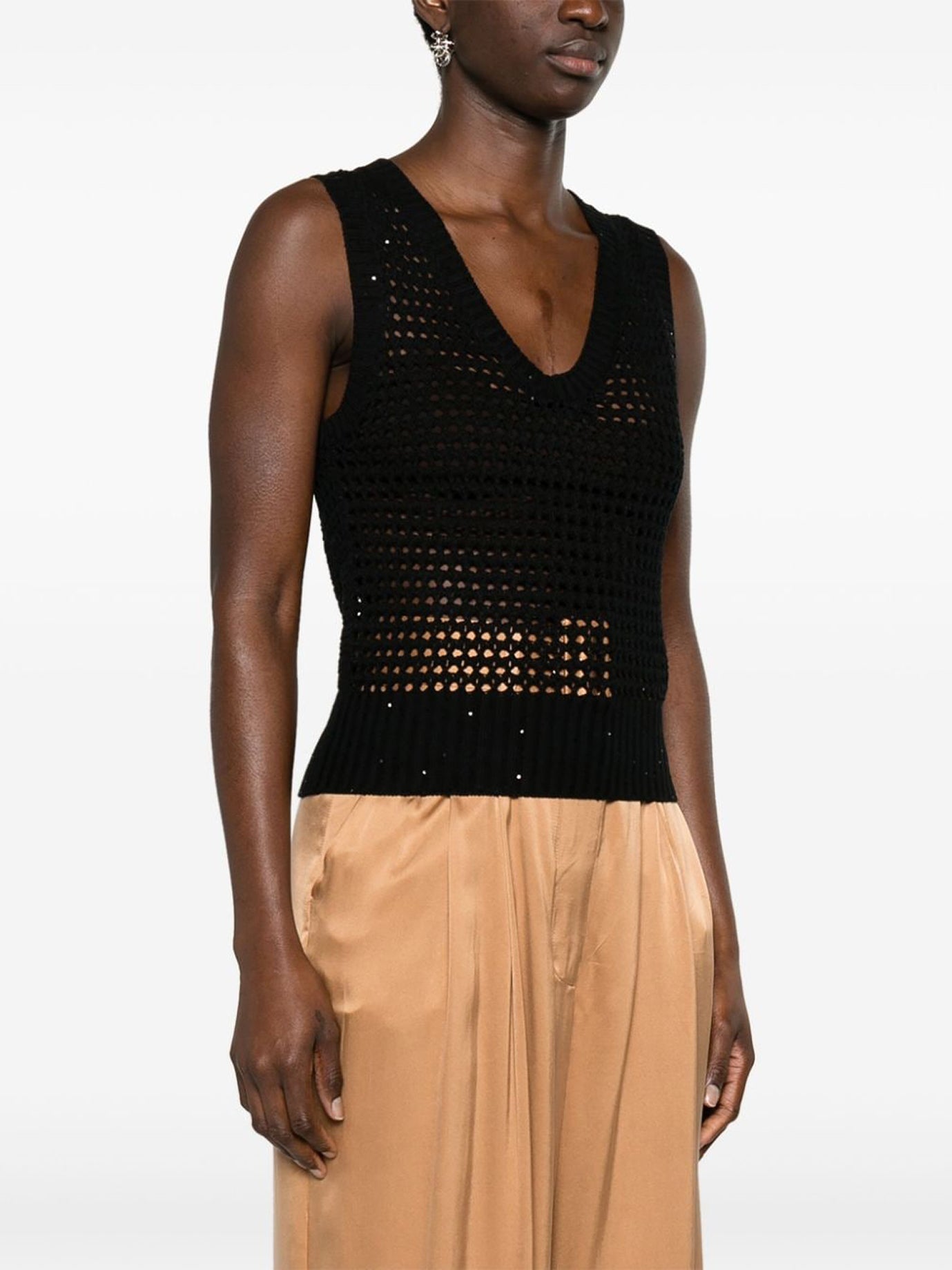 BRUNELLO CUCINELLI Essential Cotton-Blend Women's Top