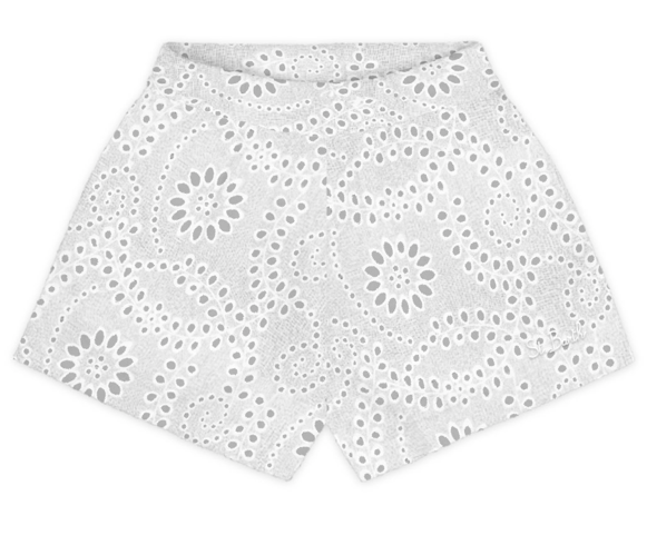 MC2 SAINT BARTH High Waist Eyelet Embroidered Pants for Women
