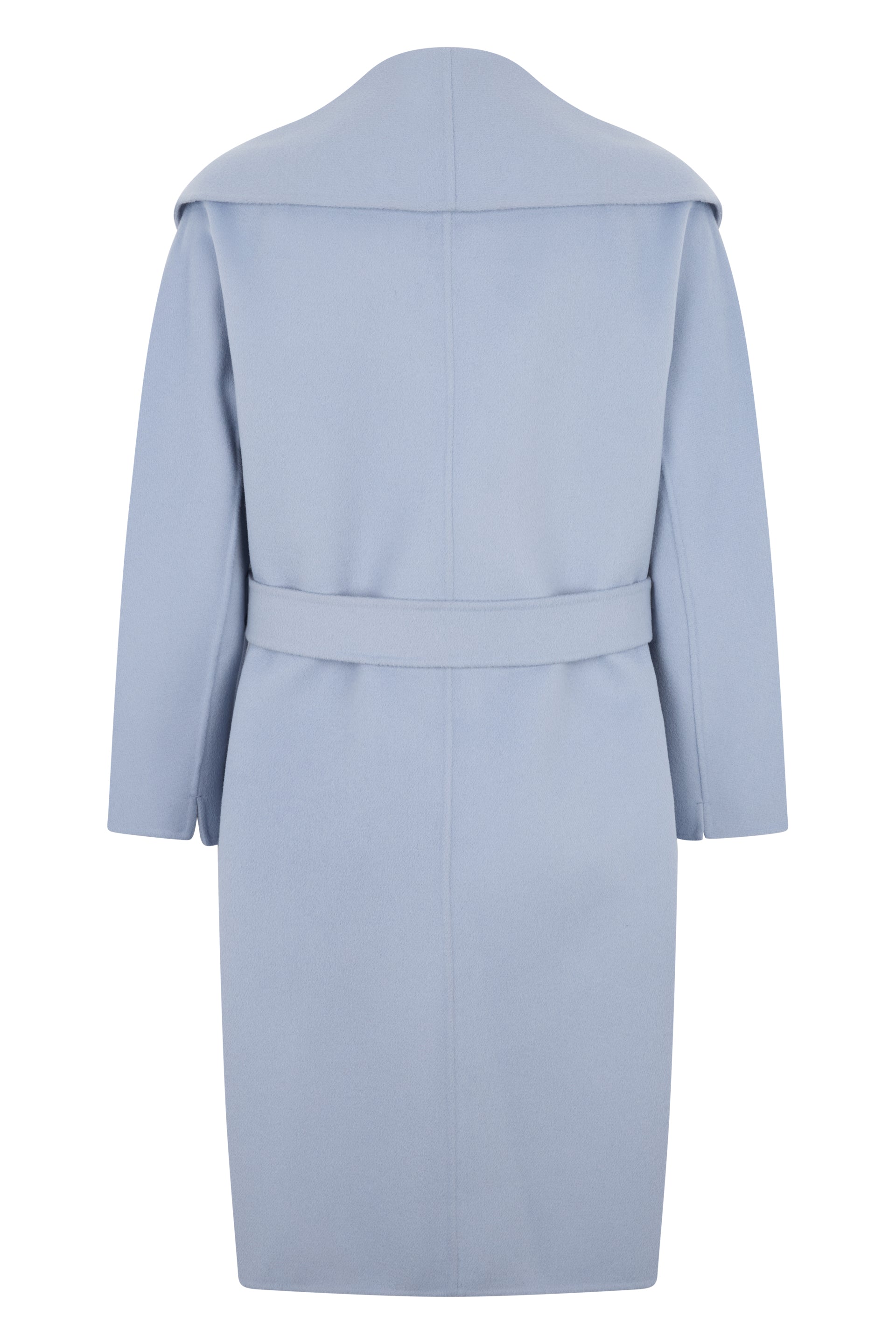 S MAX MARA Elegant Virgin Wool Jacket with Coordinated Belt