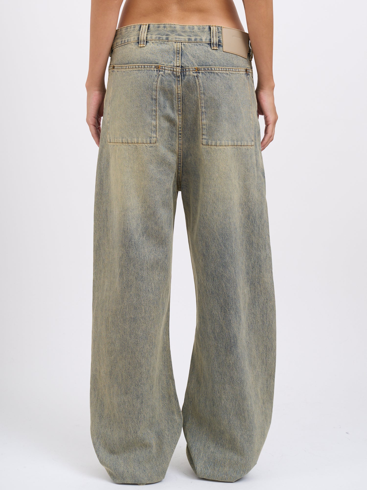 ENTIRE STUDIOS Wide Leg Pants with 5 Pockets - Size XS