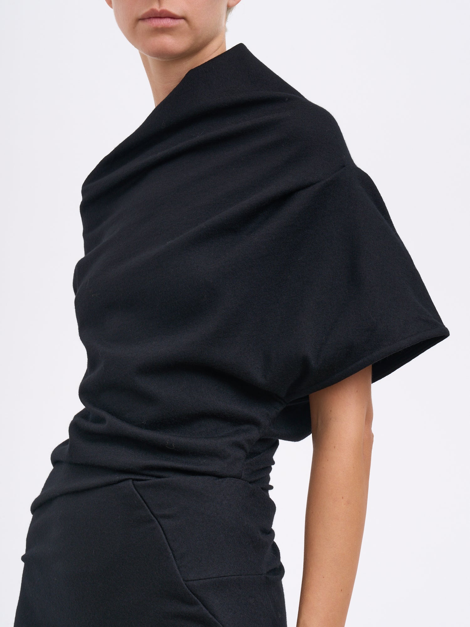 ENTIRE STUDIOS Fitted Maxi Collar Dress Size S