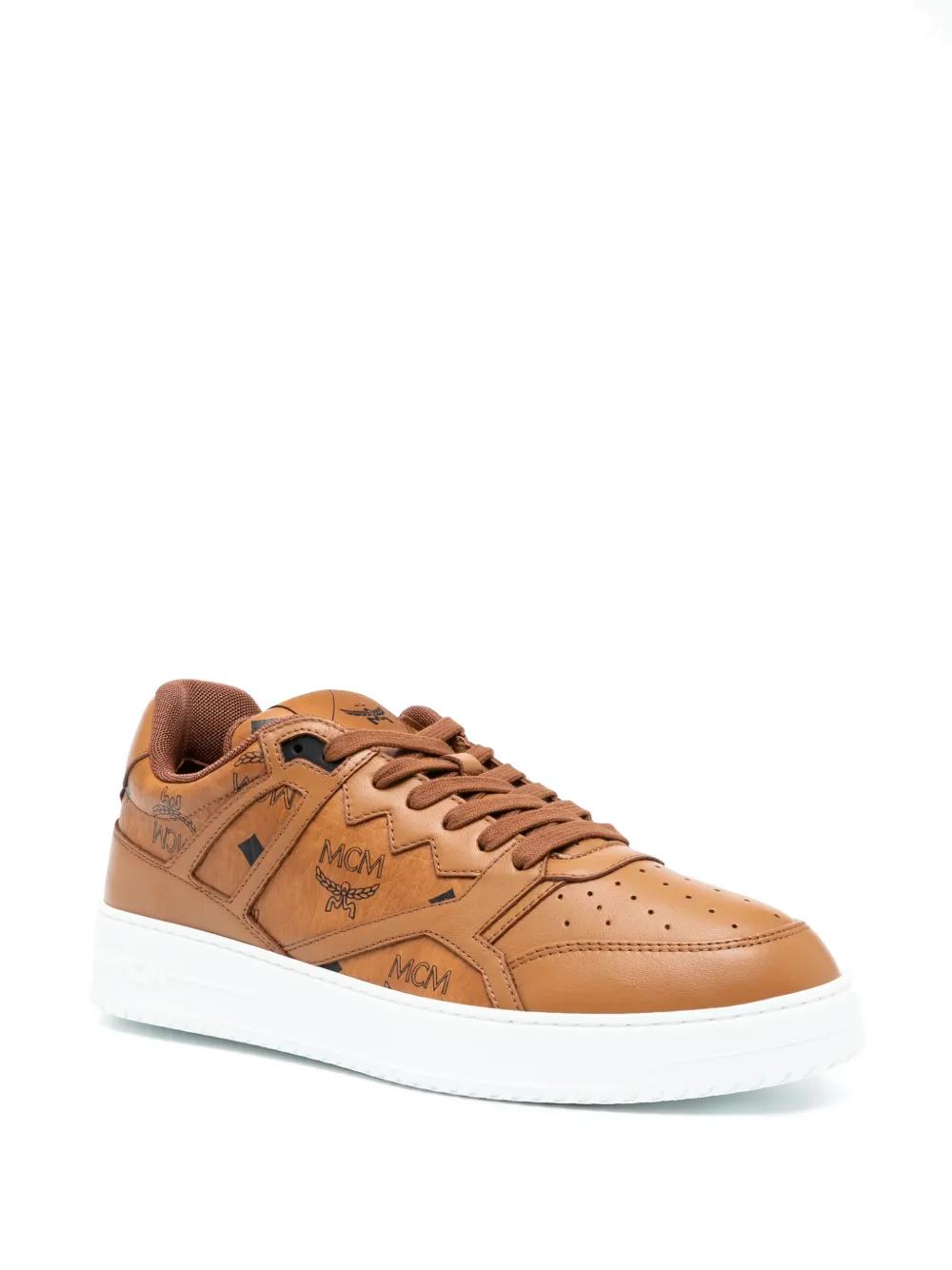 MCM Printed Canvas Terrain Sneakers for Men