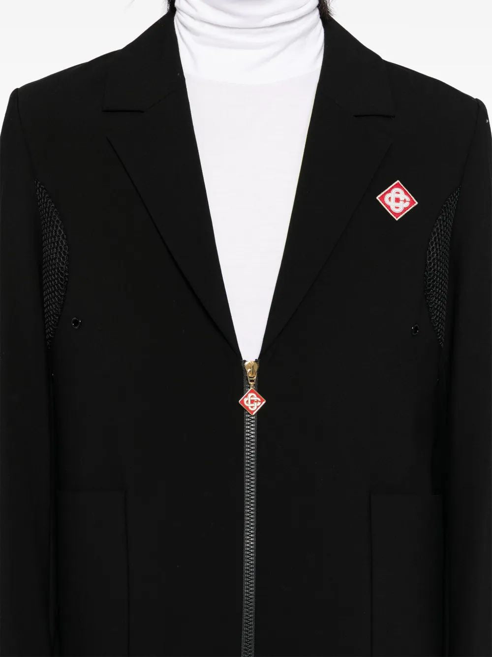 CASABLANCA Men's Zip-Up Tailored Sports Jacket