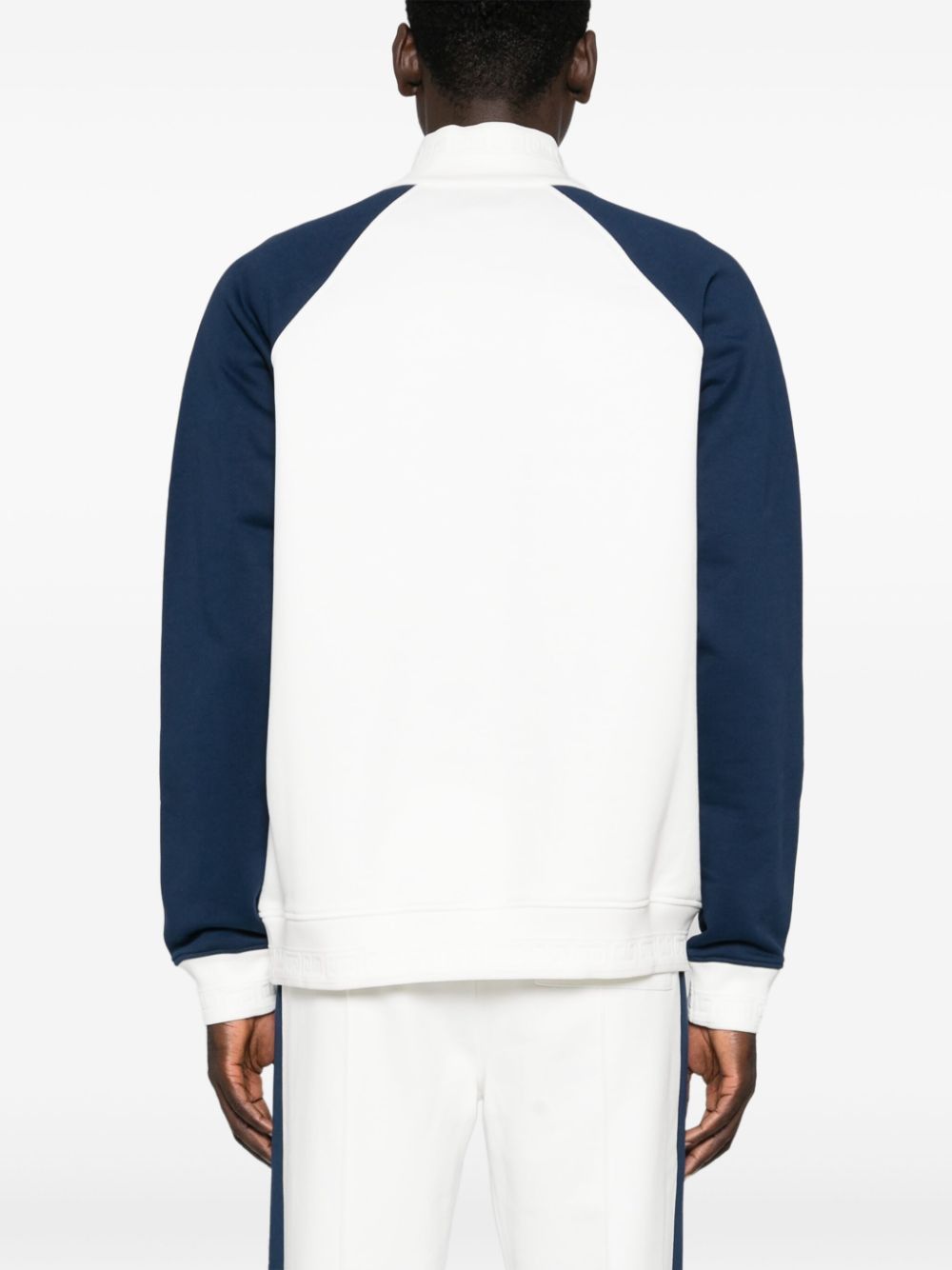 CASABLANCA Men's 1/4 Zip Colourblock Sweatshirt