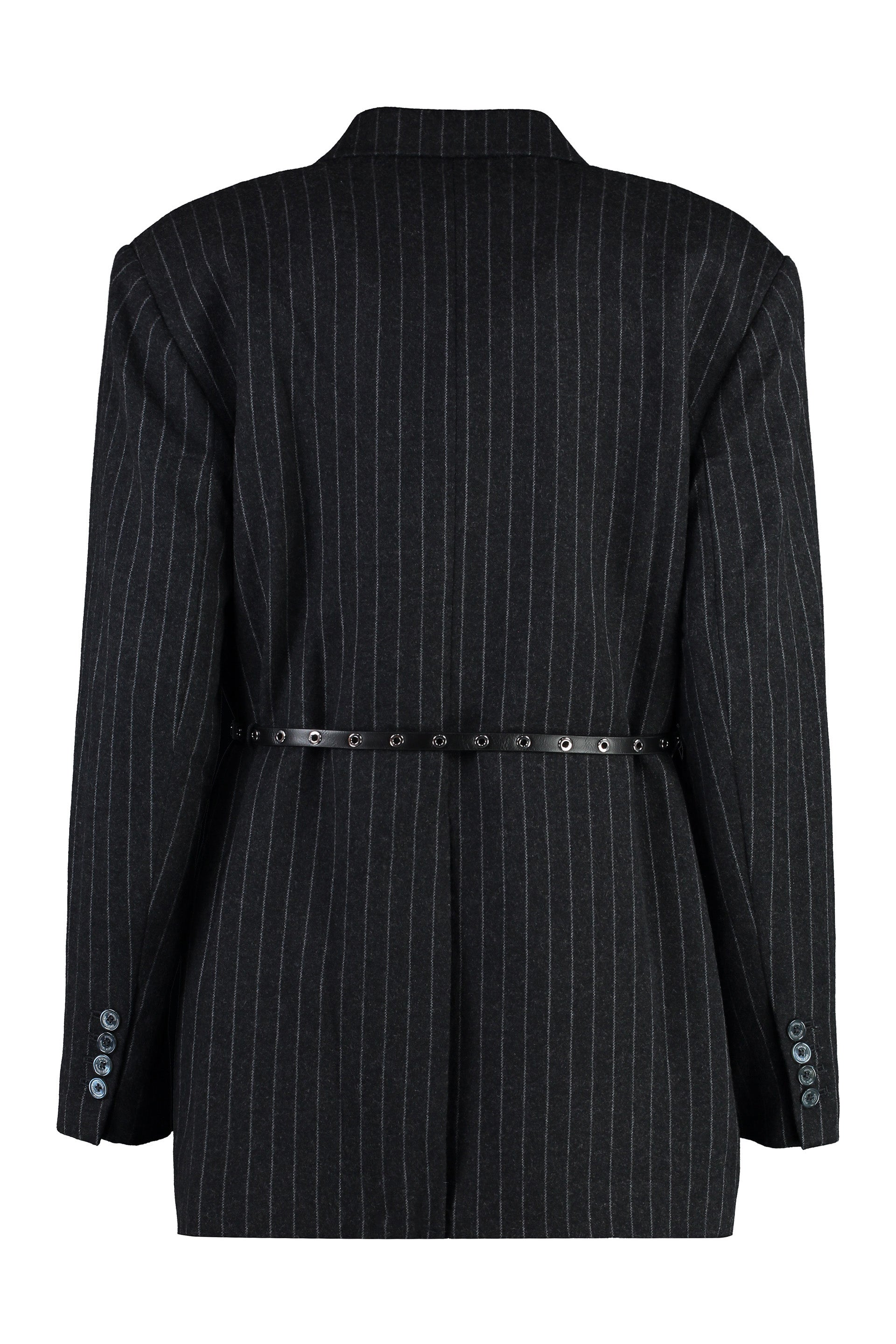 MICHAEL MICHAEL KORS Double Breasted Pinstripe Blazer for Women