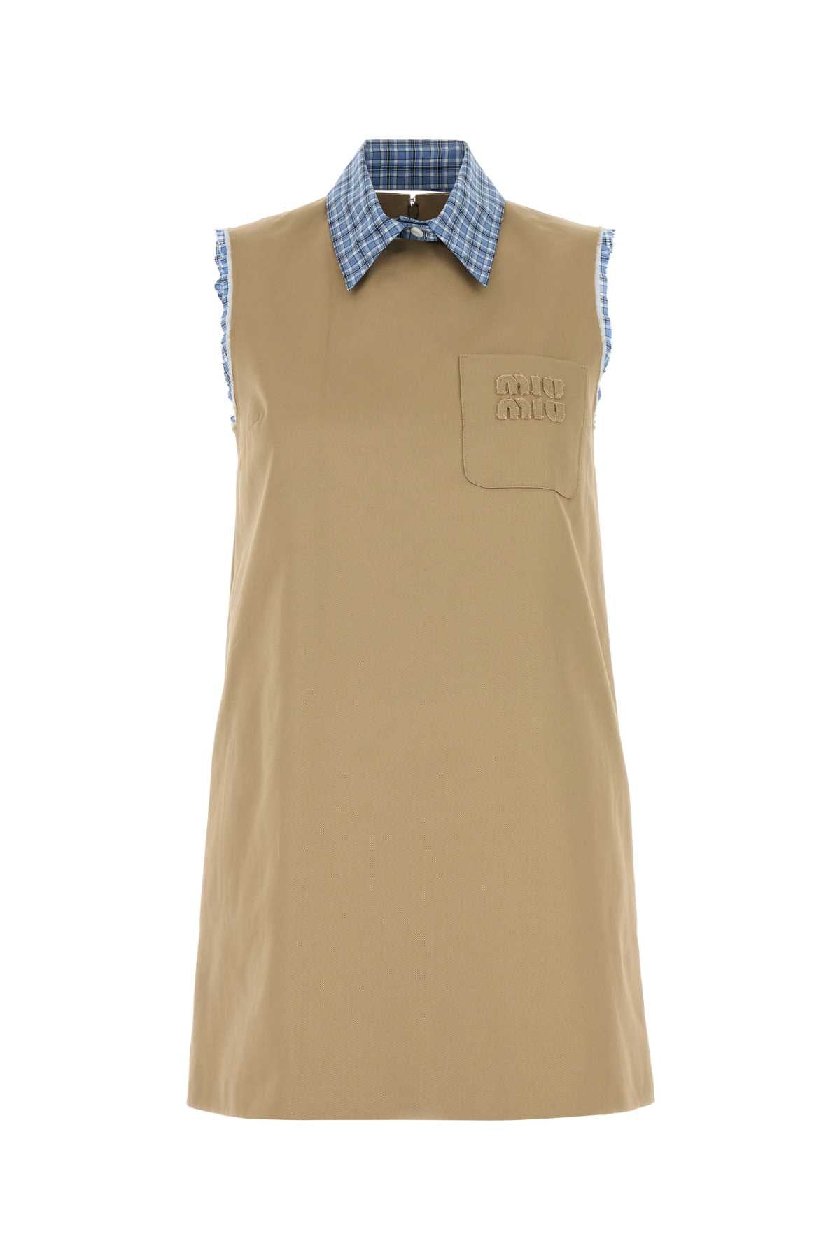 MIU MIU Chic Cotton Dress for Women - SS25 Collection