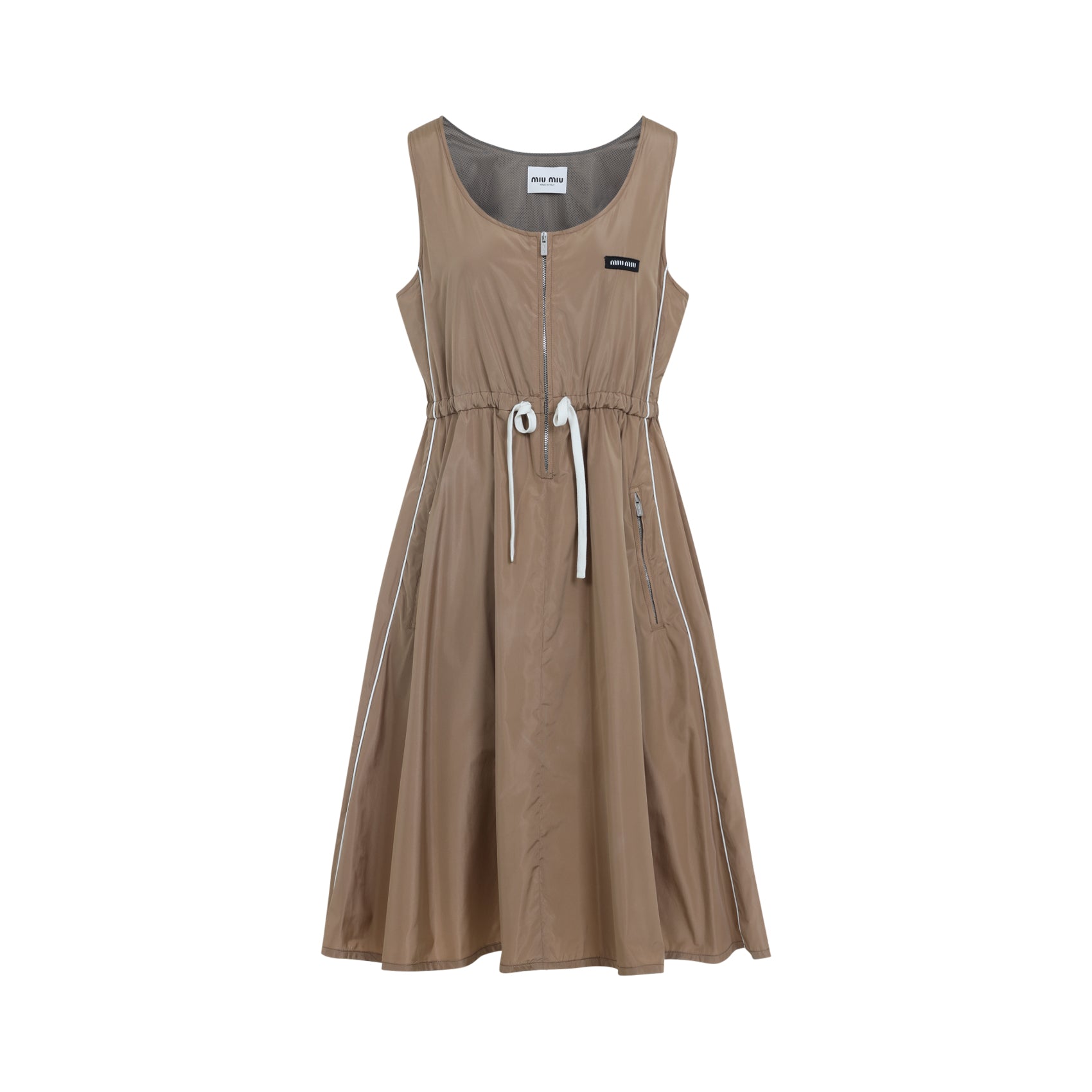 MIU MIU Elegant Mini Silk Dress for Women