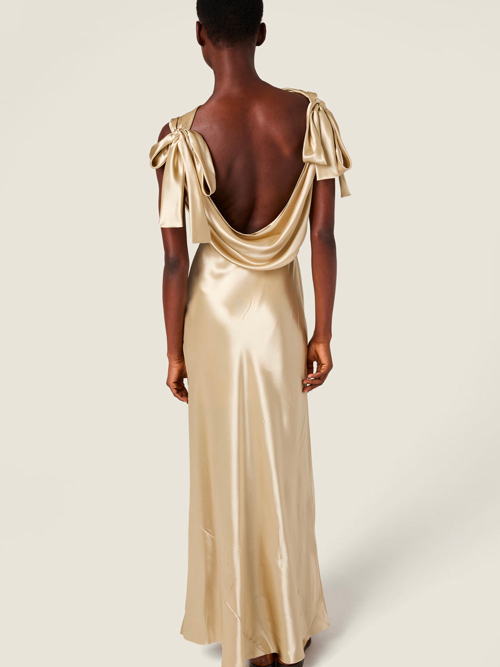 MIU MIU Long Satin Dress for Women