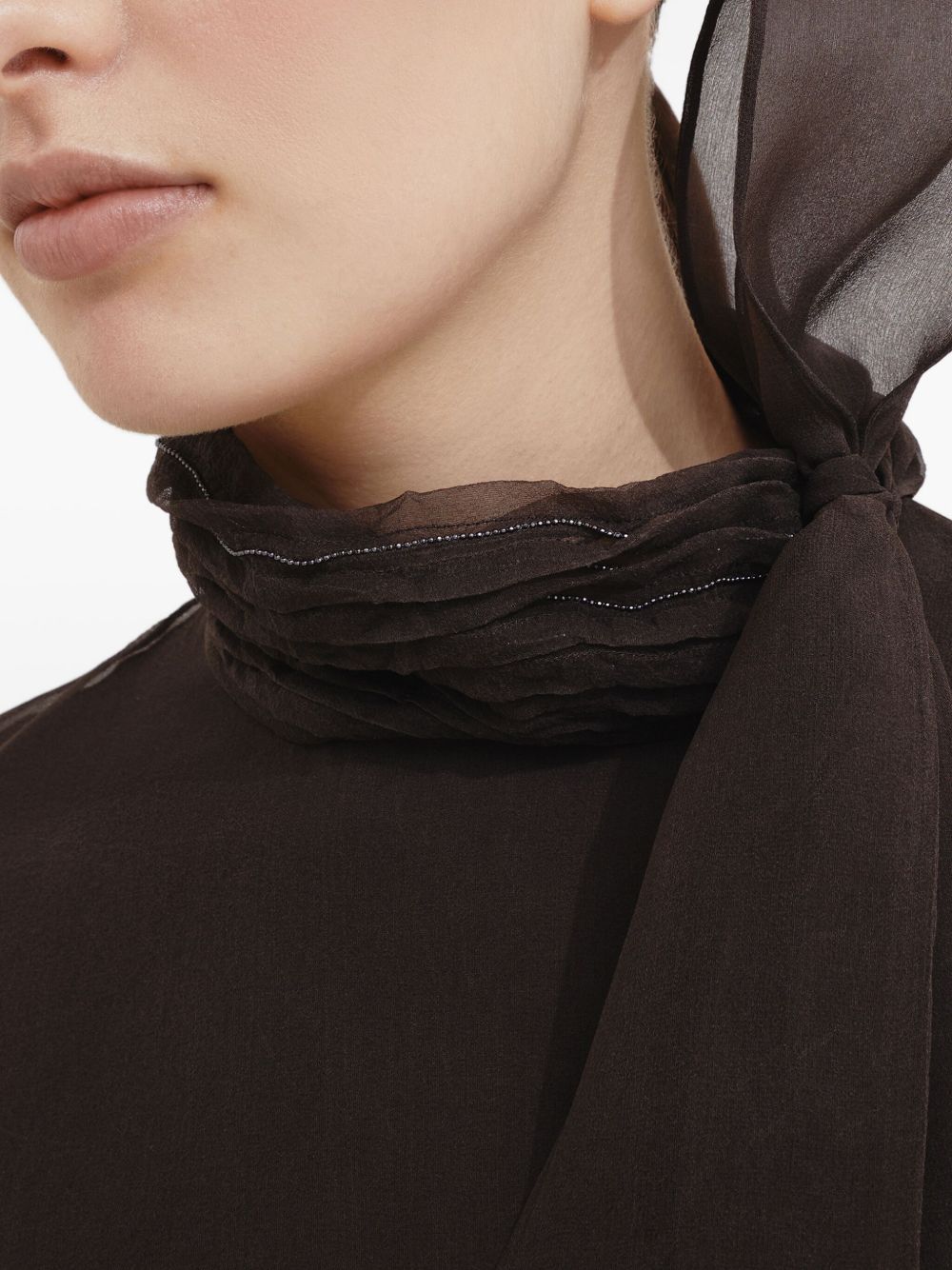 BRUNELLO CUCINELLI Layered Silk Tank Top for Women