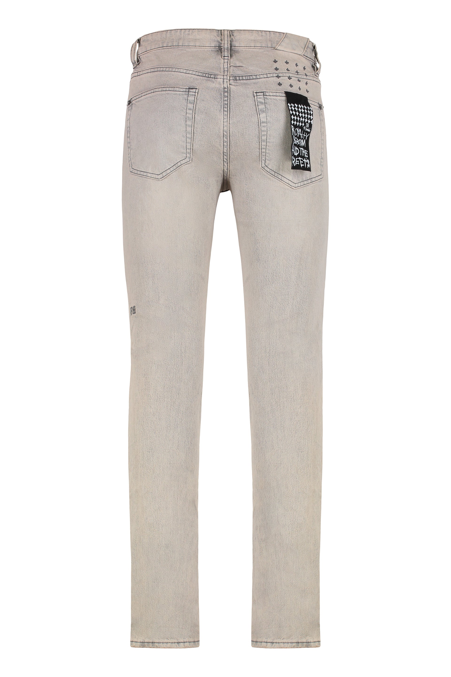 KSUBI Slim Fit Distressed Jeans for Men