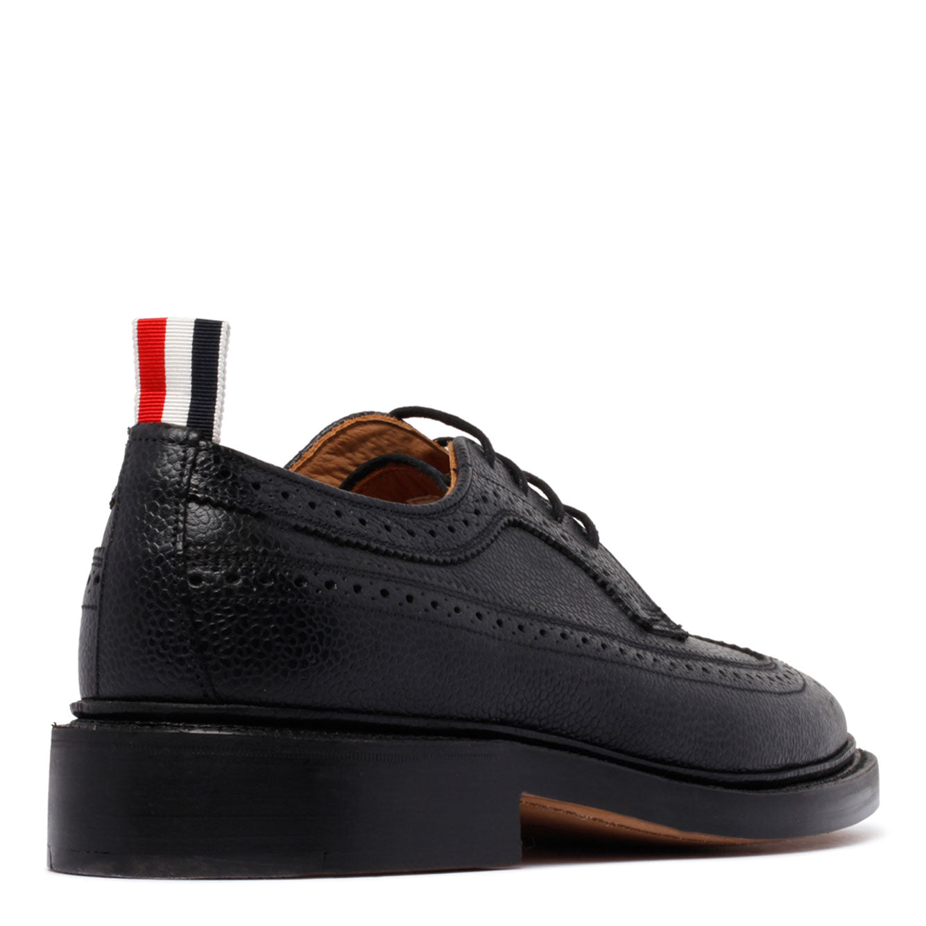 THOM BROWNE Leather Flat Shoes for Men