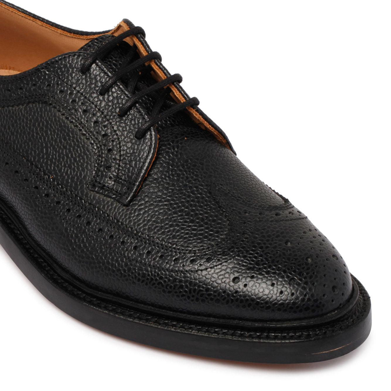 THOM BROWNE Leather Flat Shoes for Men