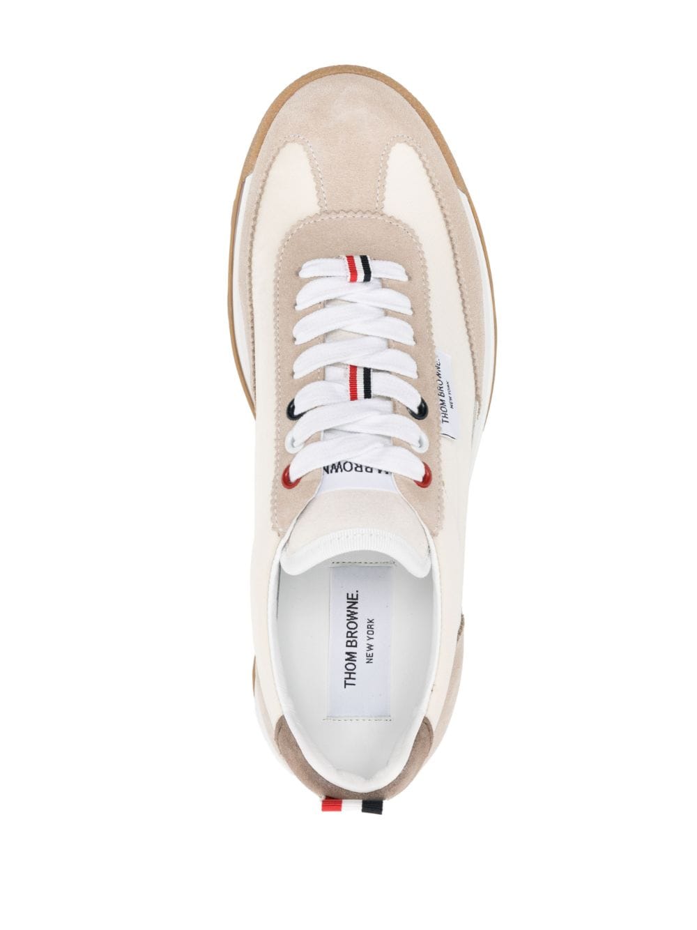 THOM BROWNE Tech Runner Sneaker with 4 cm Rubber Sole for Men