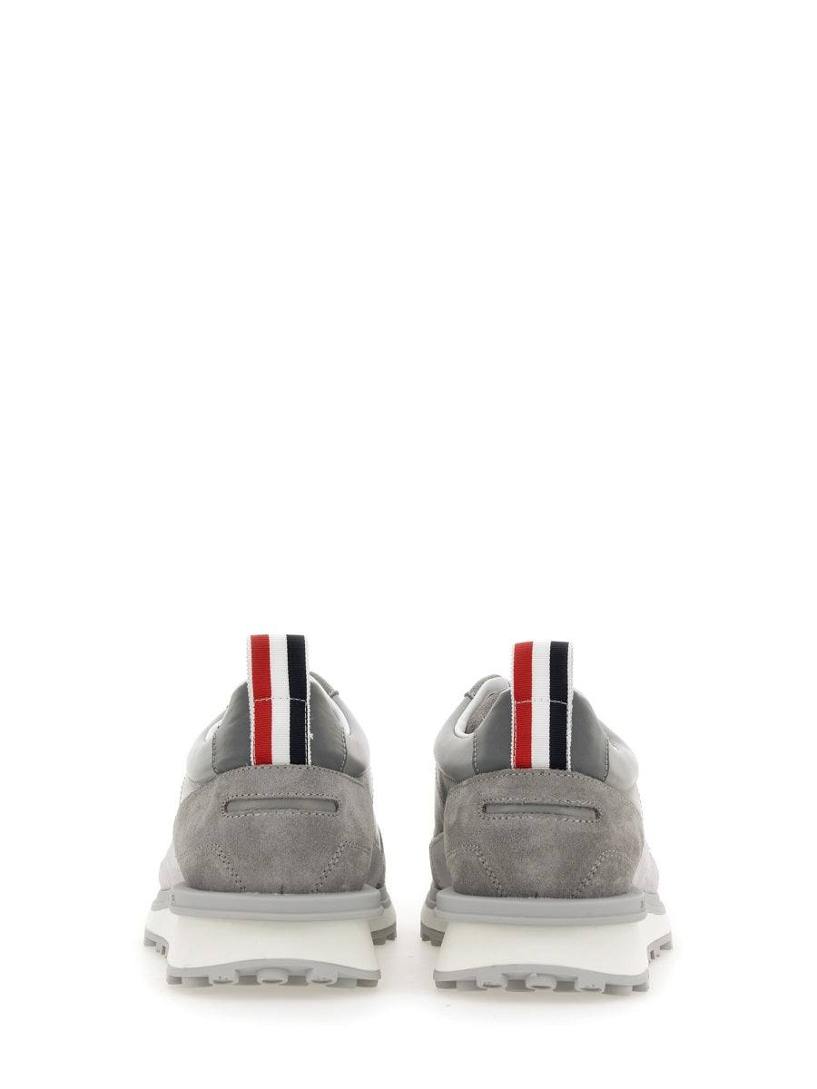 THOM BROWNE Signature Sneaker with Logo - Rubber Sole 3 CM