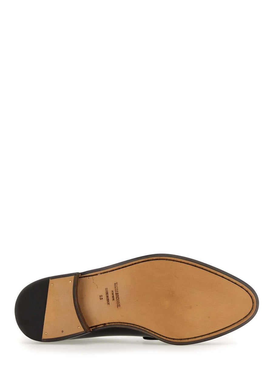 THOM BROWNE Classic Leather Loafer for Men
