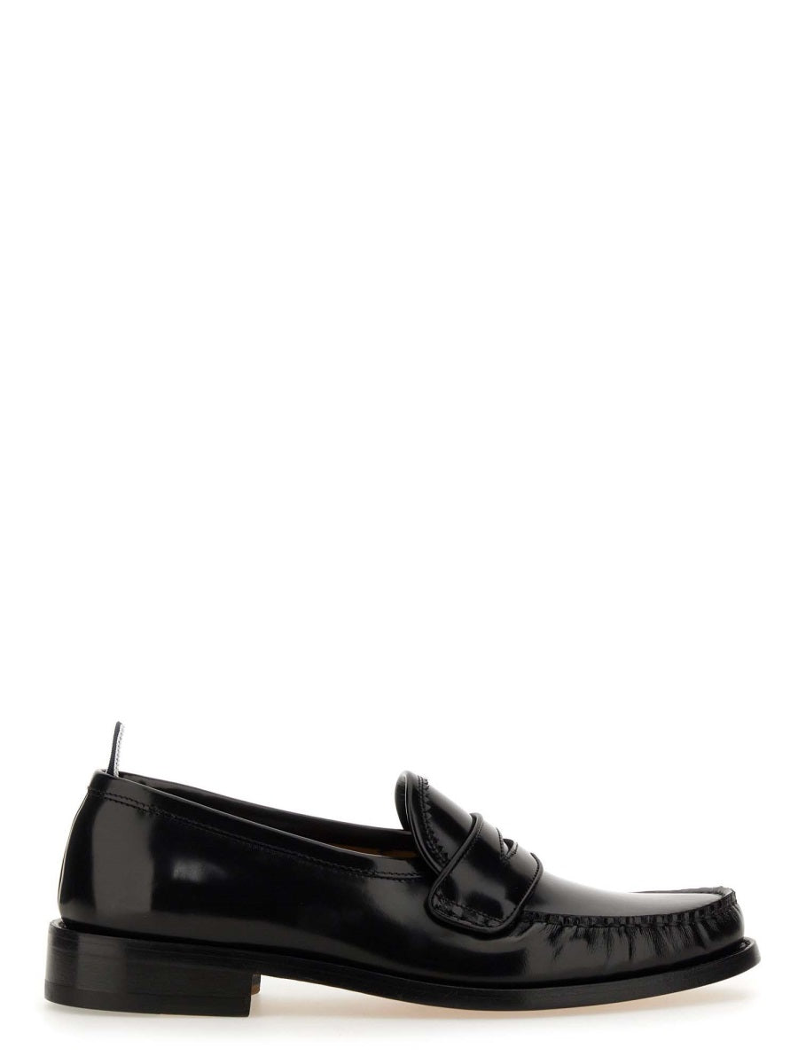 THOM BROWNE Classic Leather Loafer for Men