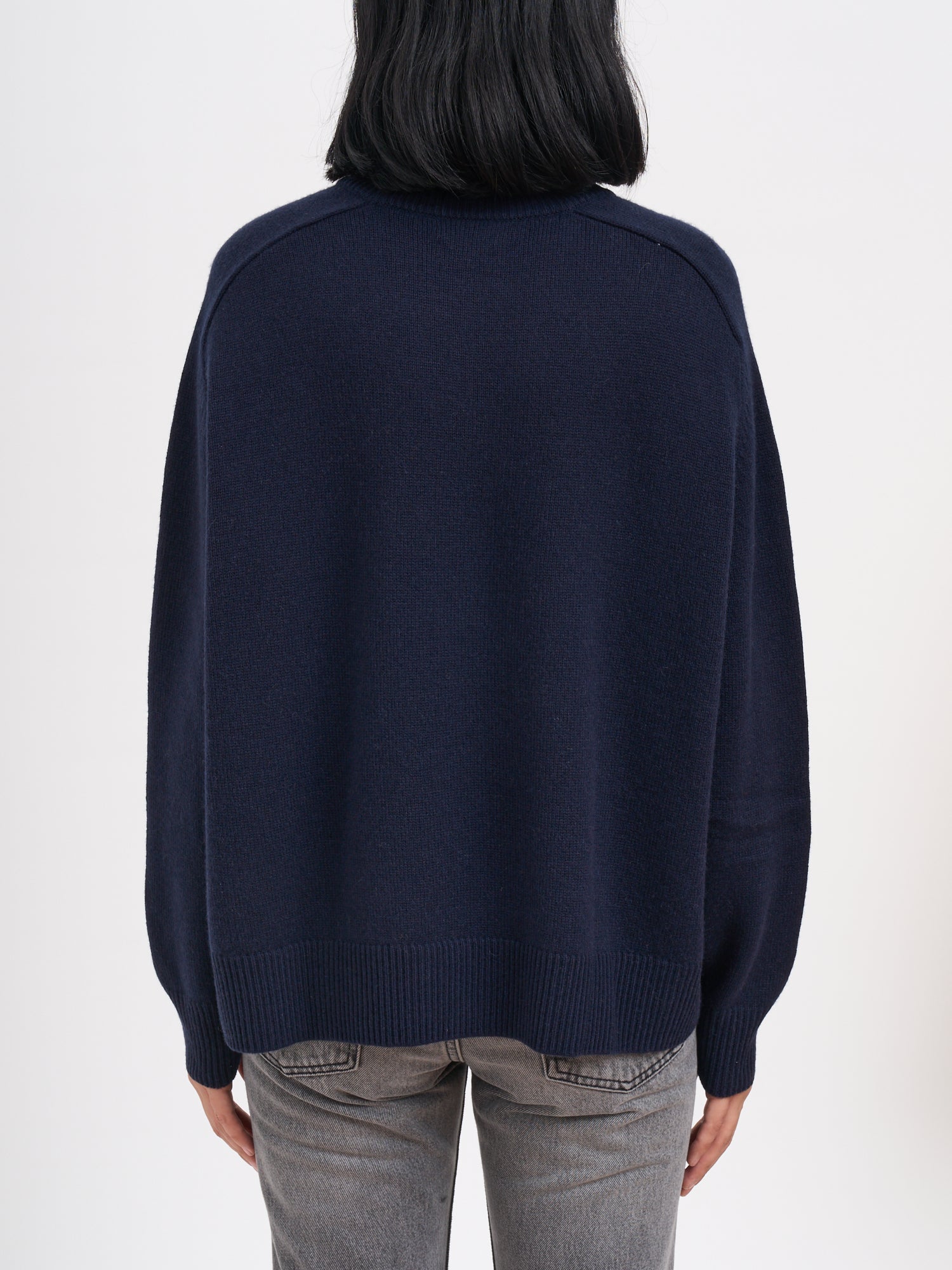 SOFT GOAT Relaxed Fit Cashmere Crew Neck Sweater - FW25