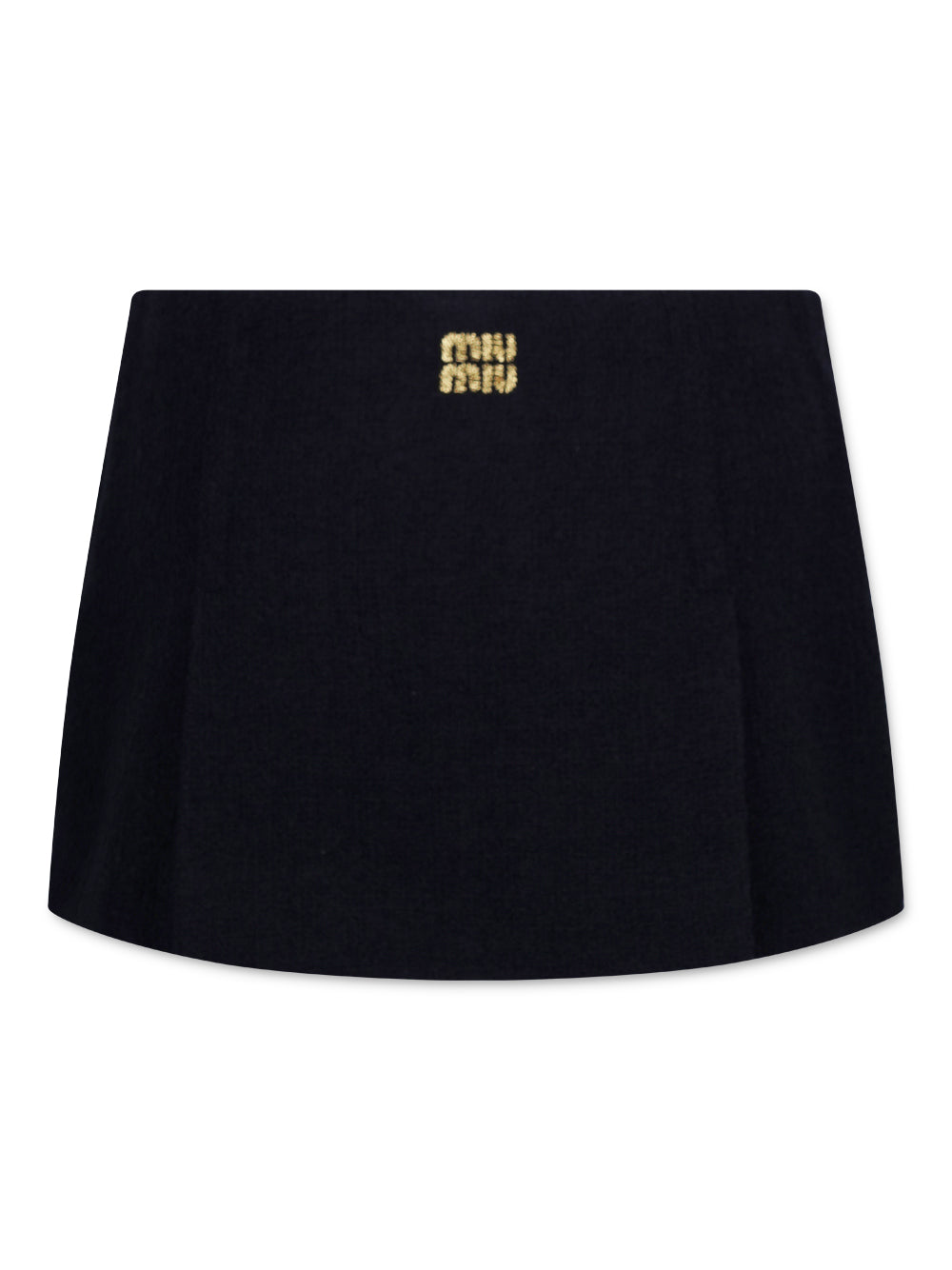 MIU MIU Wool Blend Mini Skirt