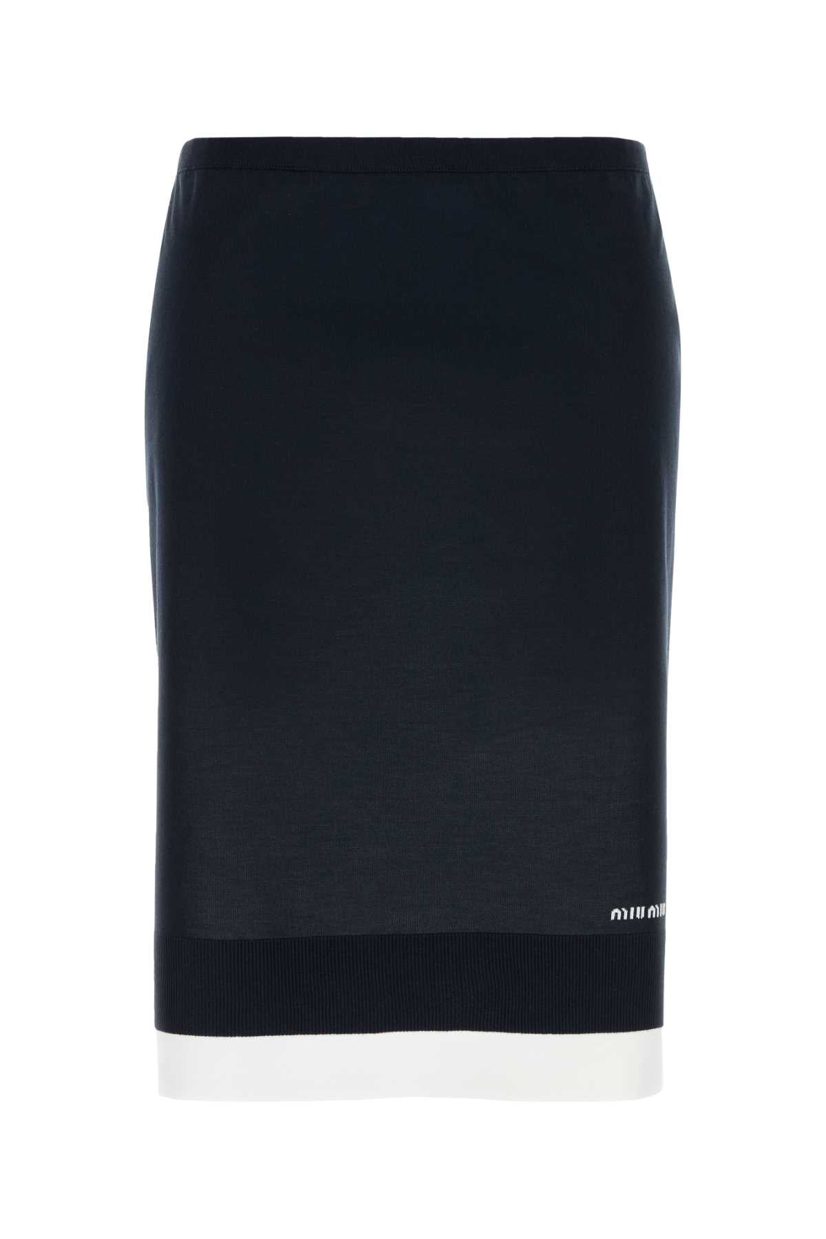 MIU MIU Women's Mini Knit Skirt - SS25