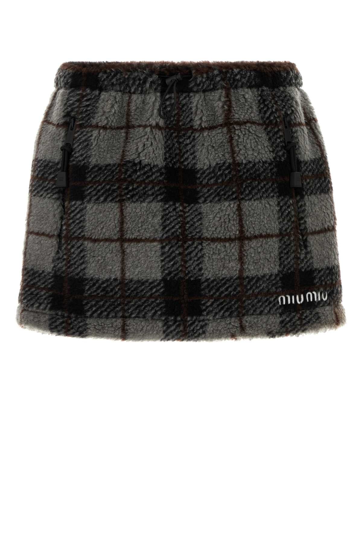 MIU MIU Chic Mini Skirt for Women - SS26 Collection