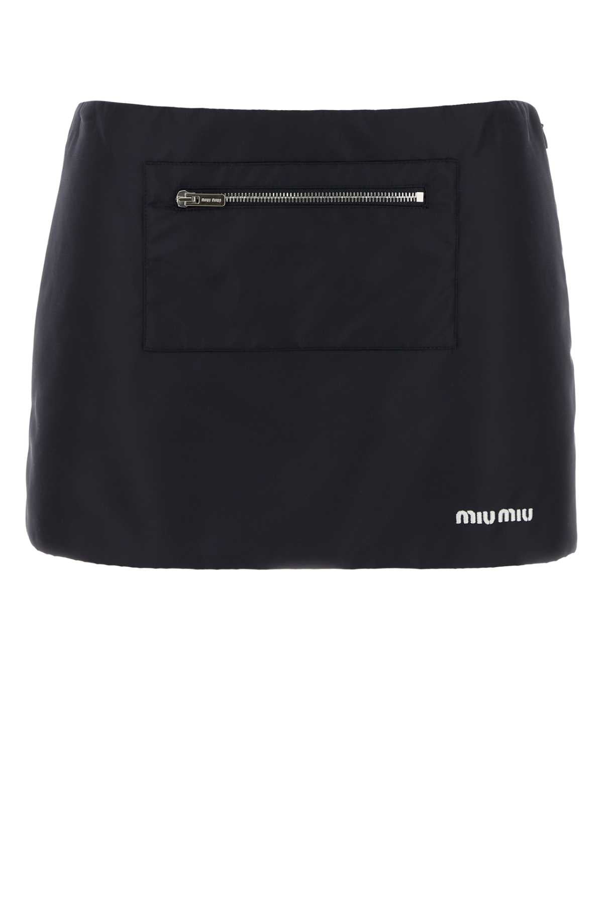 MIU MIU Recycled Mini Skirt for Women