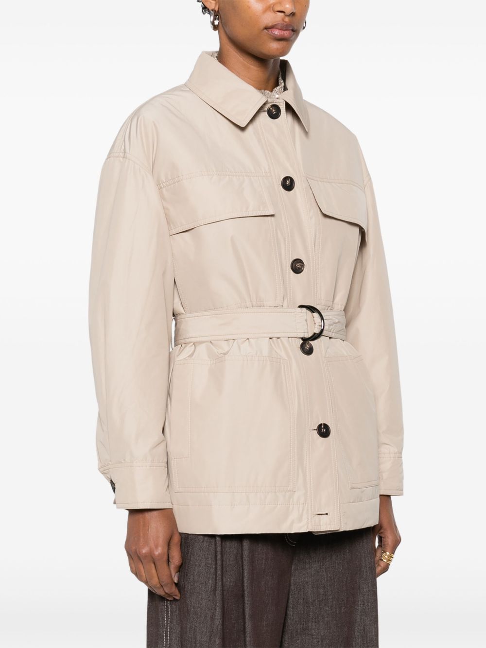 BRUNELLO CUCINELLI Belted Padded Jacket for Women