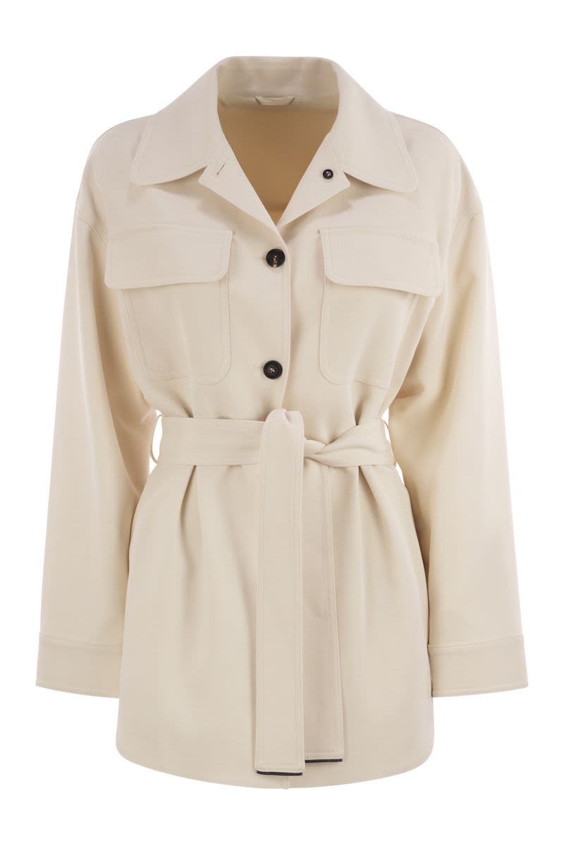 BRUNELLO CUCINELLI Women's Mini Lapel Safari Jacket