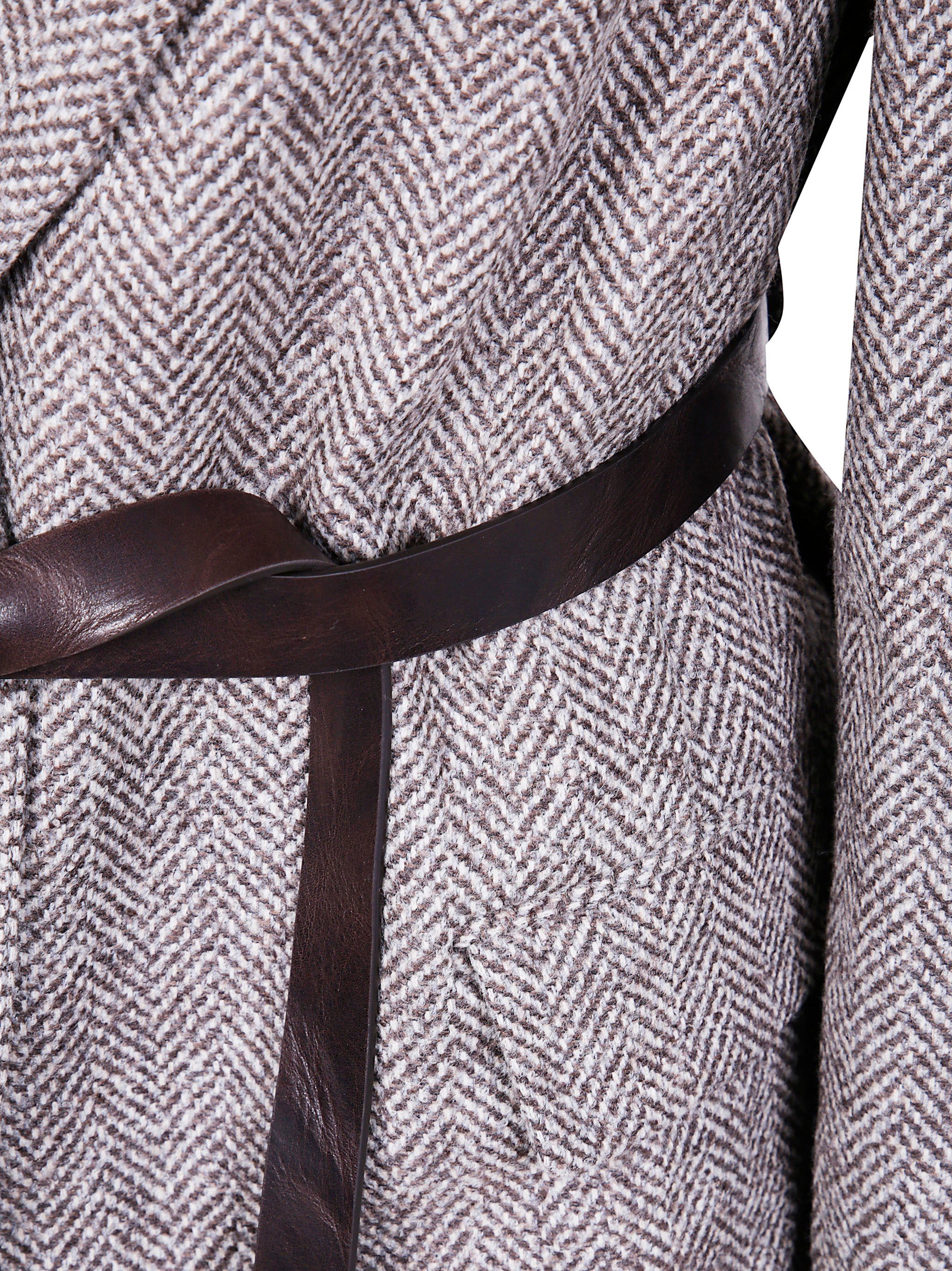 BRUNELLO CUCINELLI Belted Single Breasted Jacket for Women