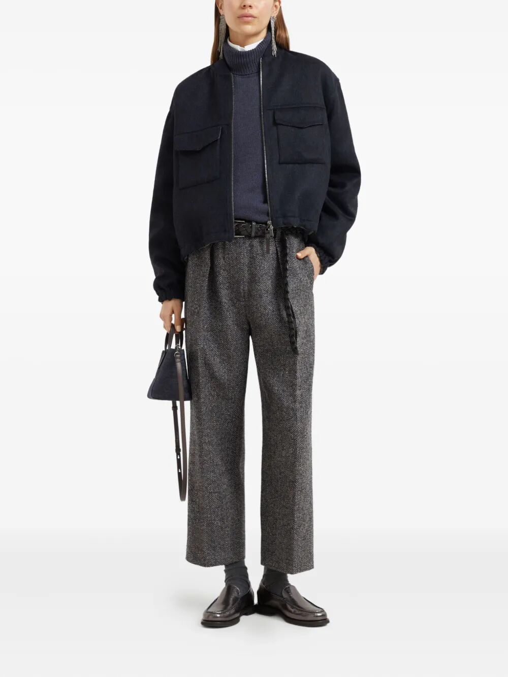 BRUNELLO CUCINELLI Cropped Suit Pants for Women