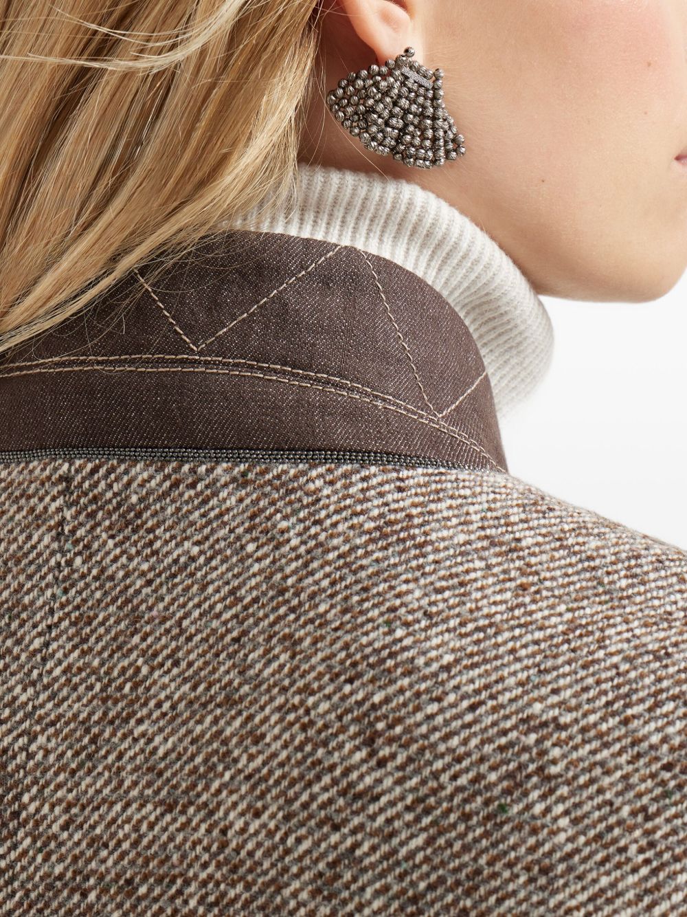BRUNELLO CUCINELLI Wrap Front Belted Jacket for Women