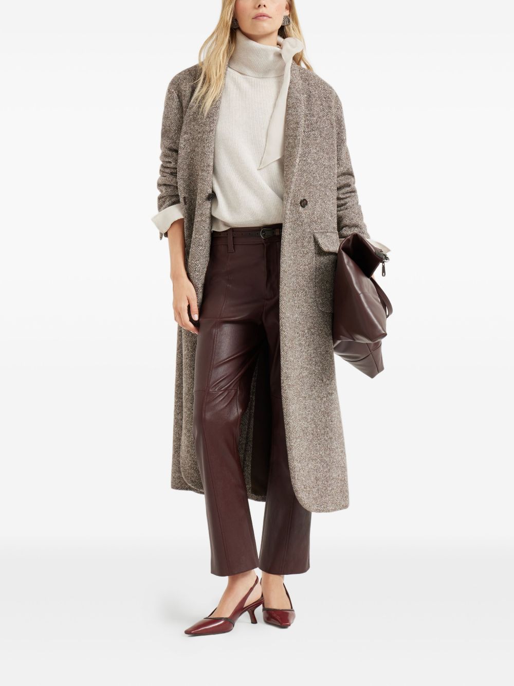 BRUNELLO CUCINELLI Wrap Front Belted Jacket for Women