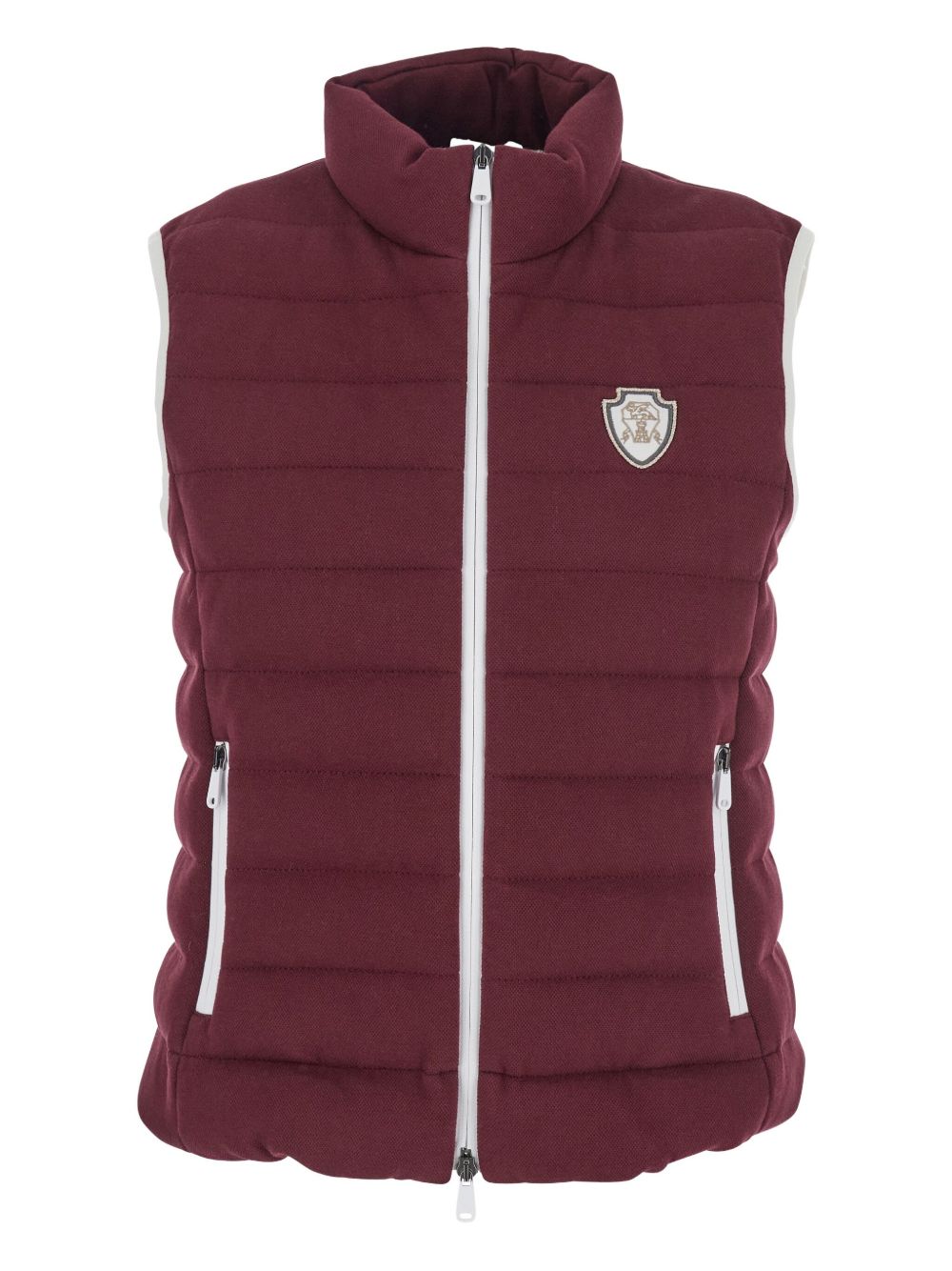 BRUNELLO CUCINELLI Quilted Logo Cotton Vest for Women - FW25