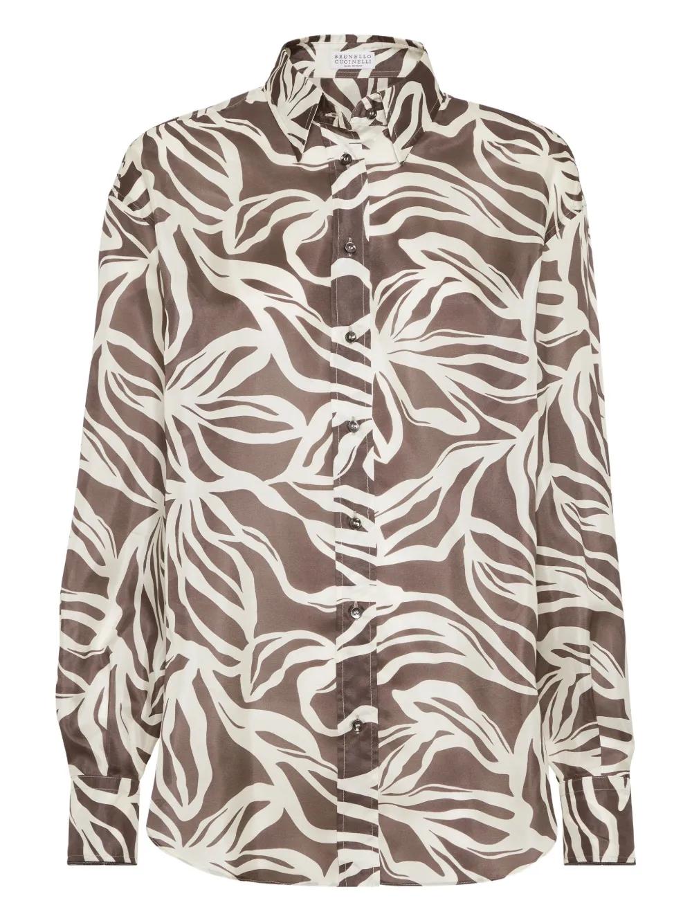 BRUNELLO CUCINELLI Elegant Silk Blouse for Women
