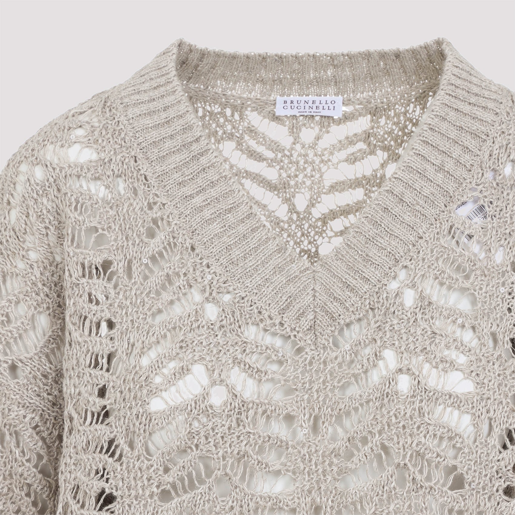 BRUNELLO CUCINELLI V-Neck Sweater for Women - SS25