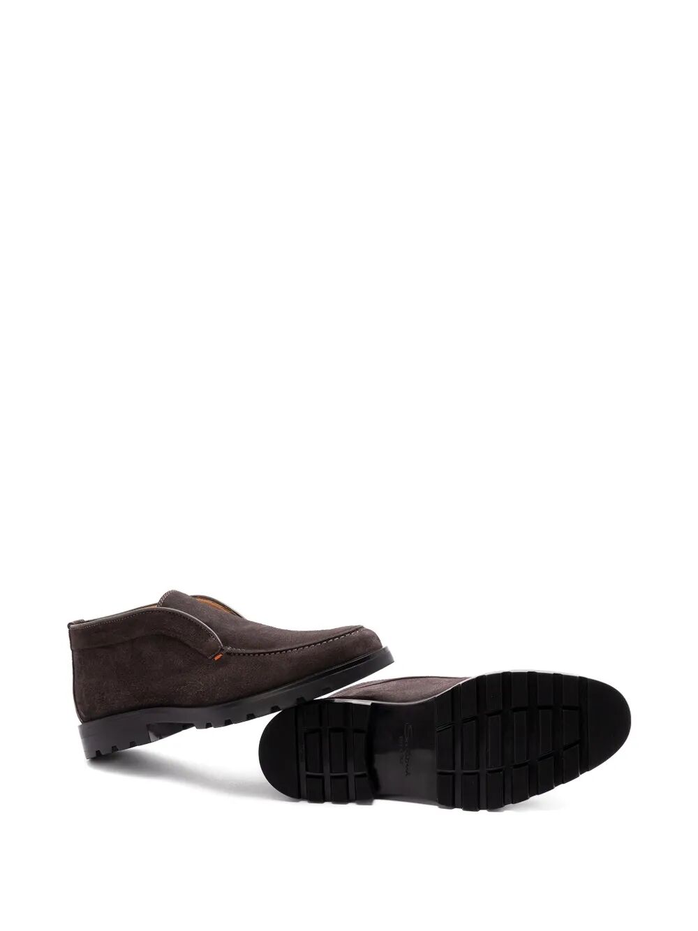 SANTONI Men's Lace Up Moccasins