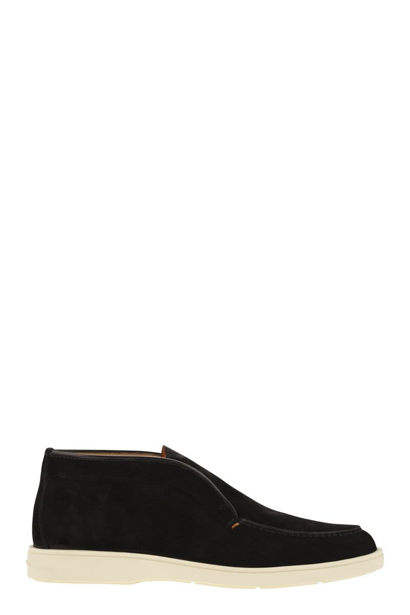 SANTONI Suede Desert Boot - FW24