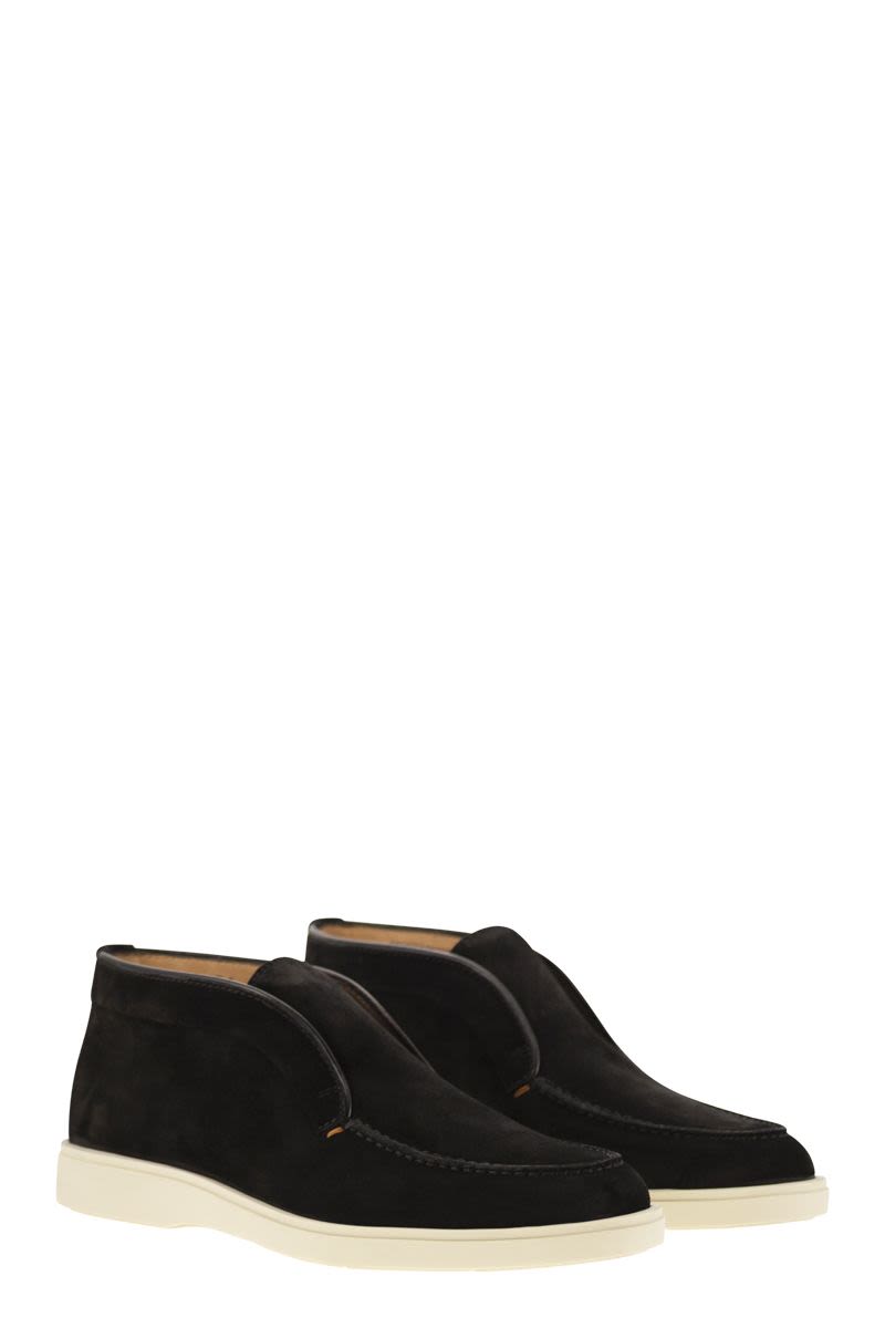SANTONI Suede Desert Boot - FW24