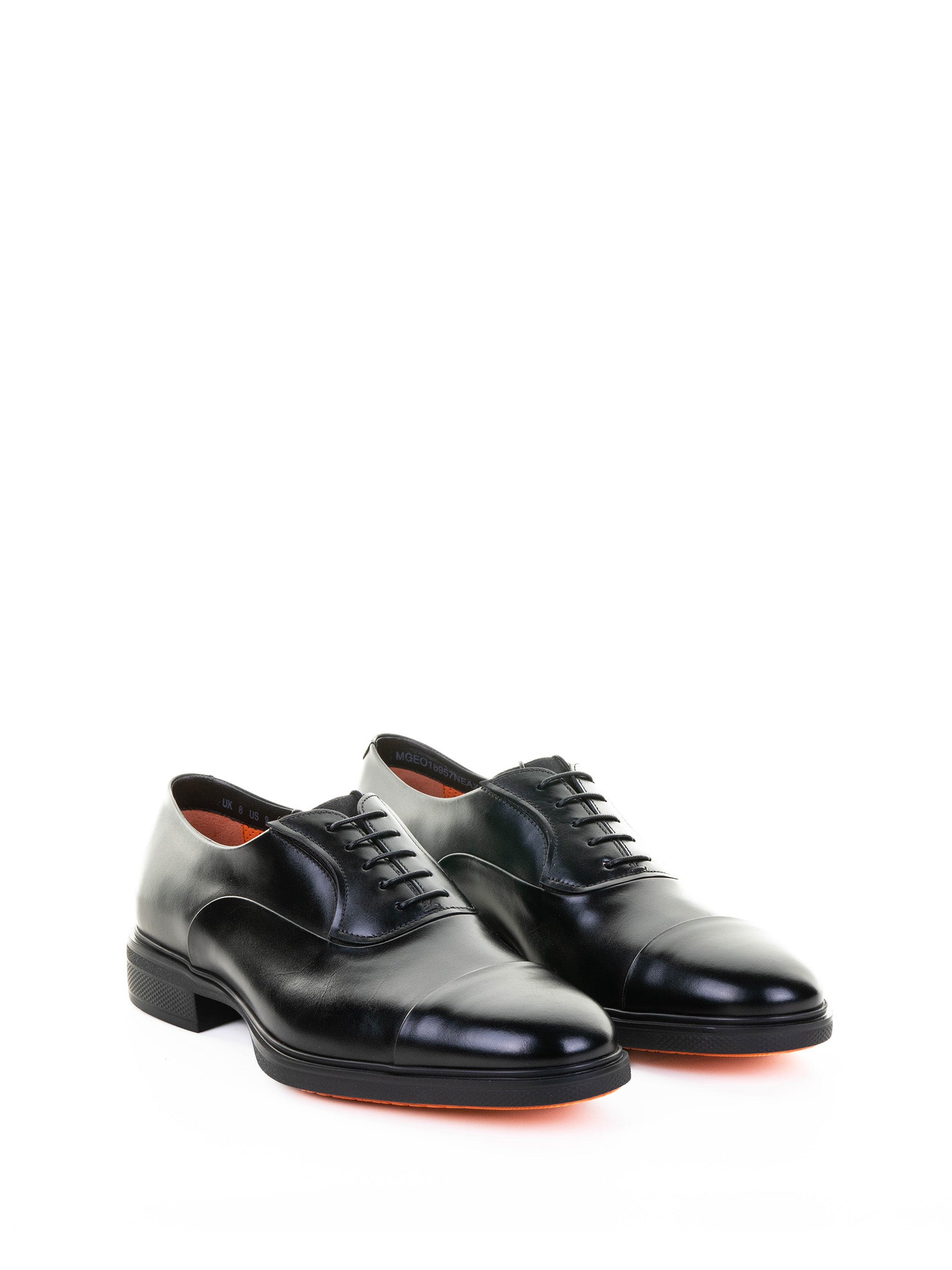 SANTONI Classic Men's Leather Oxford Shoes