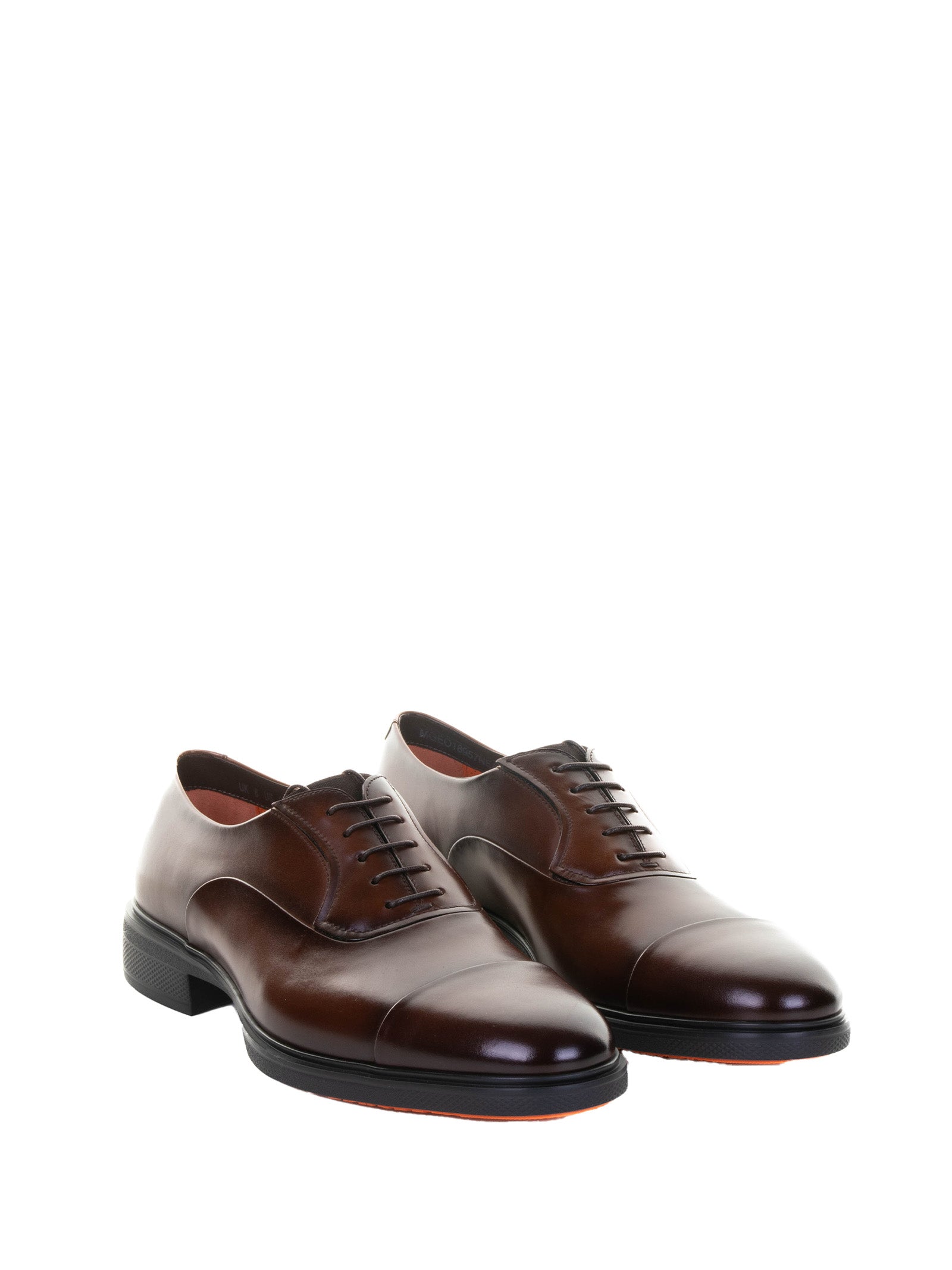 SANTONI Men's Classic Leather Oxford Shoes