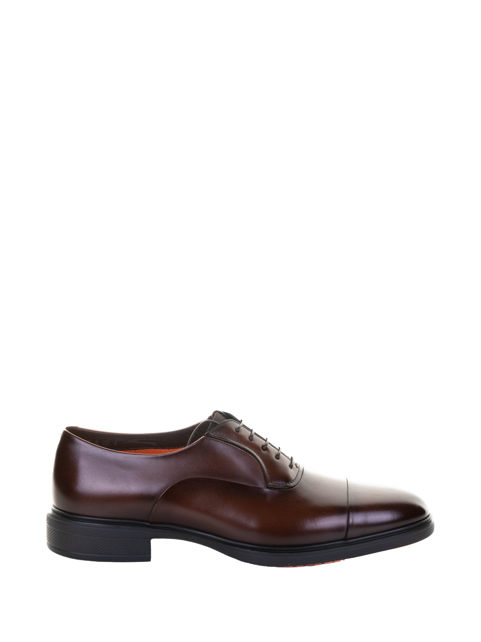 SANTONI Men's Classic Leather Oxford Shoes